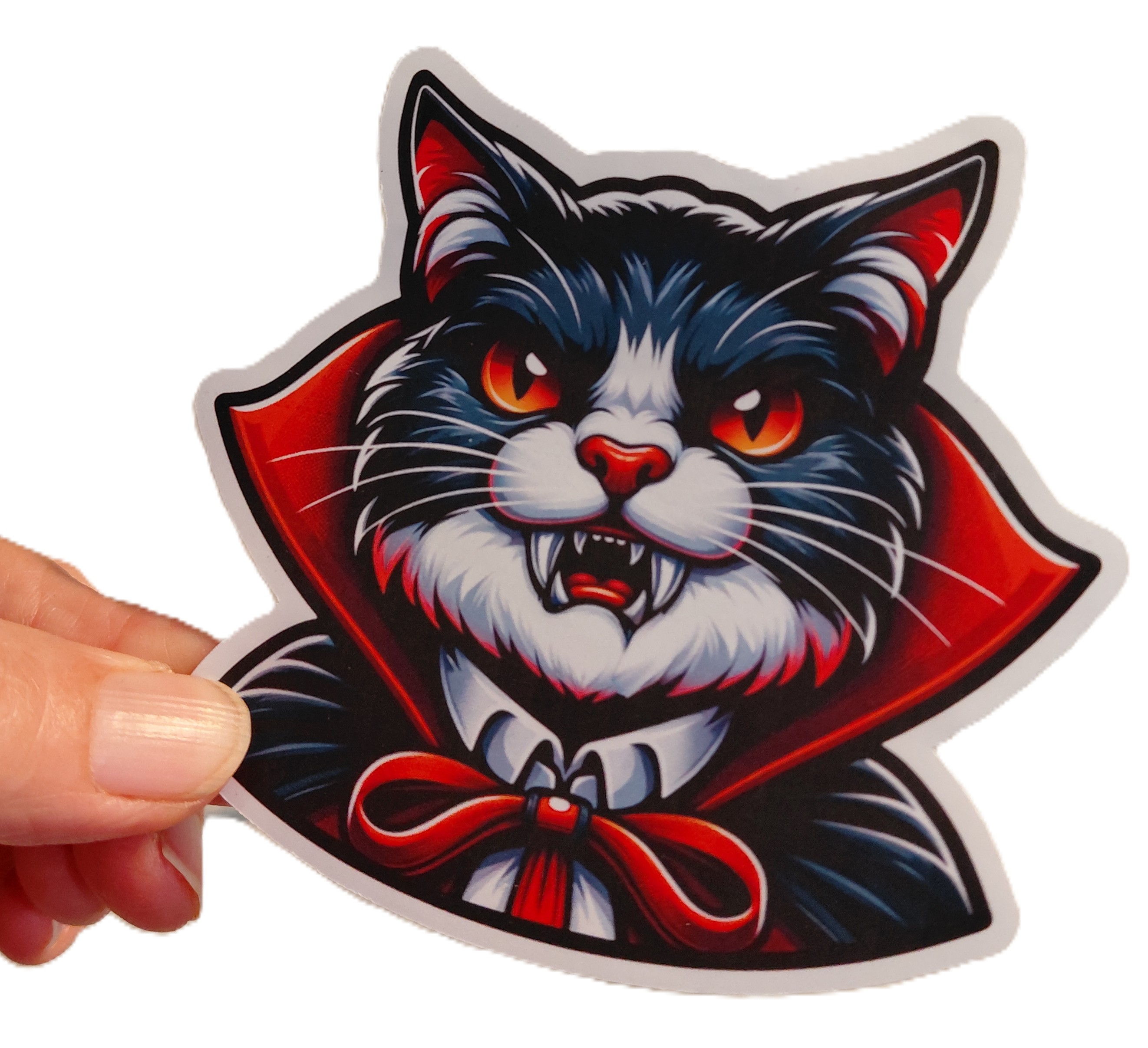 STICKER - Halloween - Vampire Cat for Halloween!