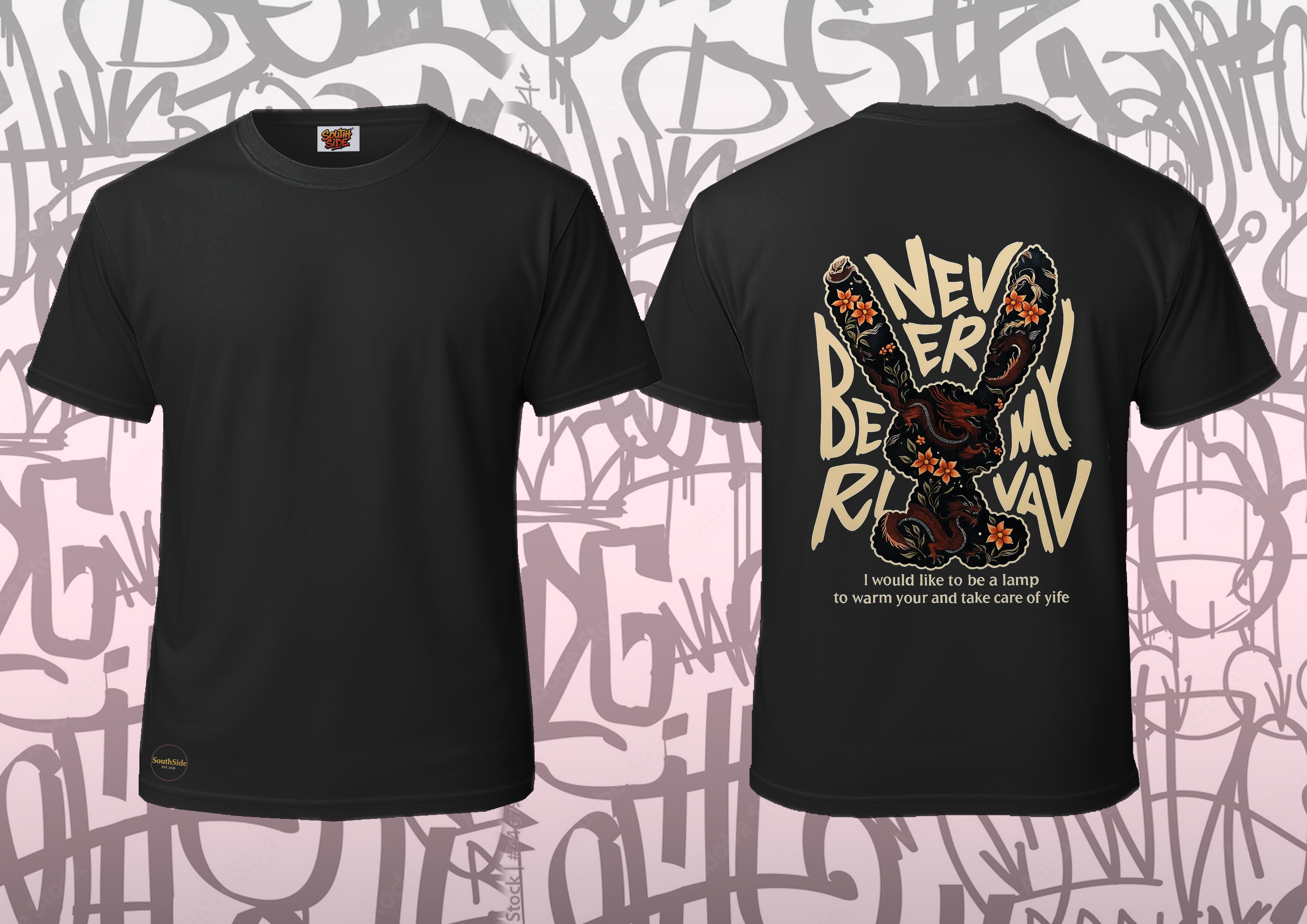 Camiseta Exclusiva Coelho Floral