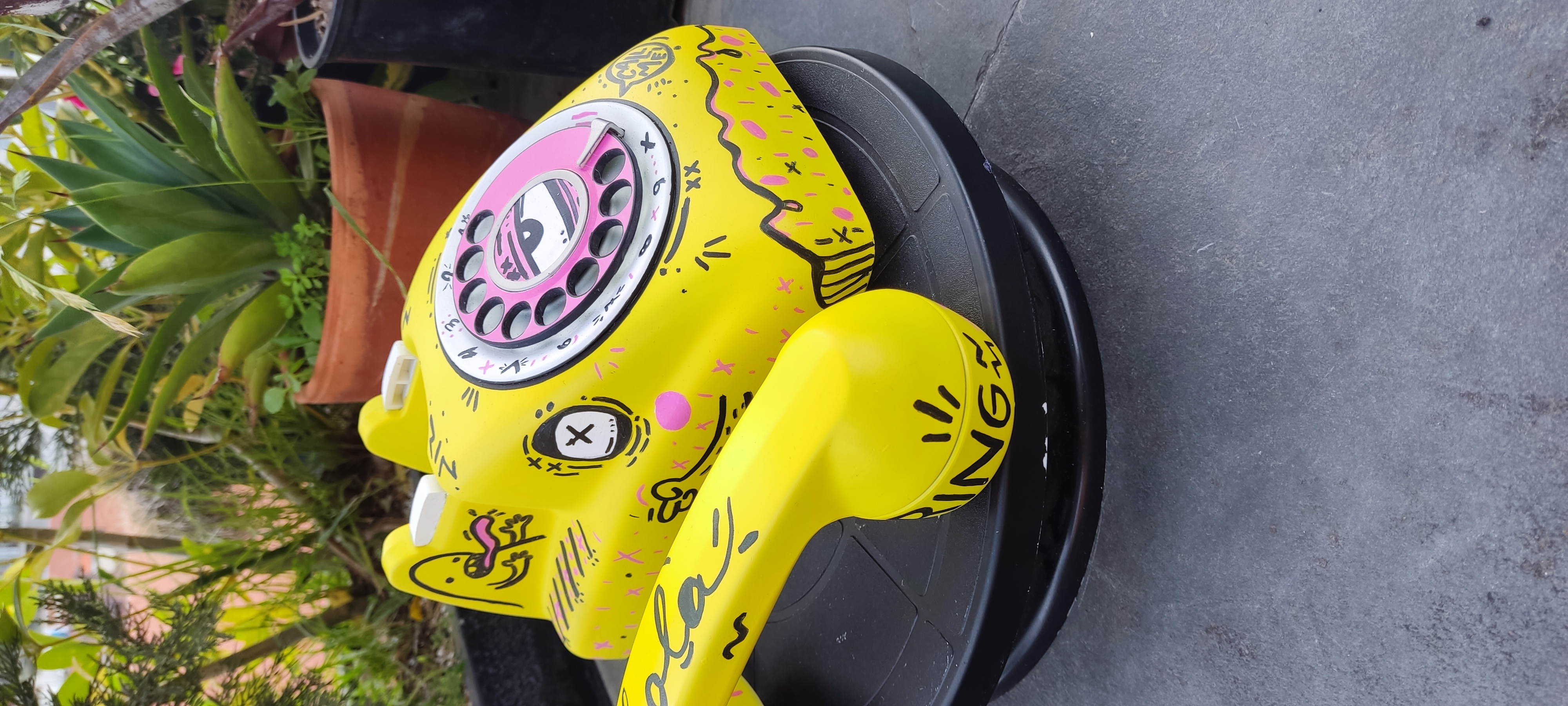 Yellow phone