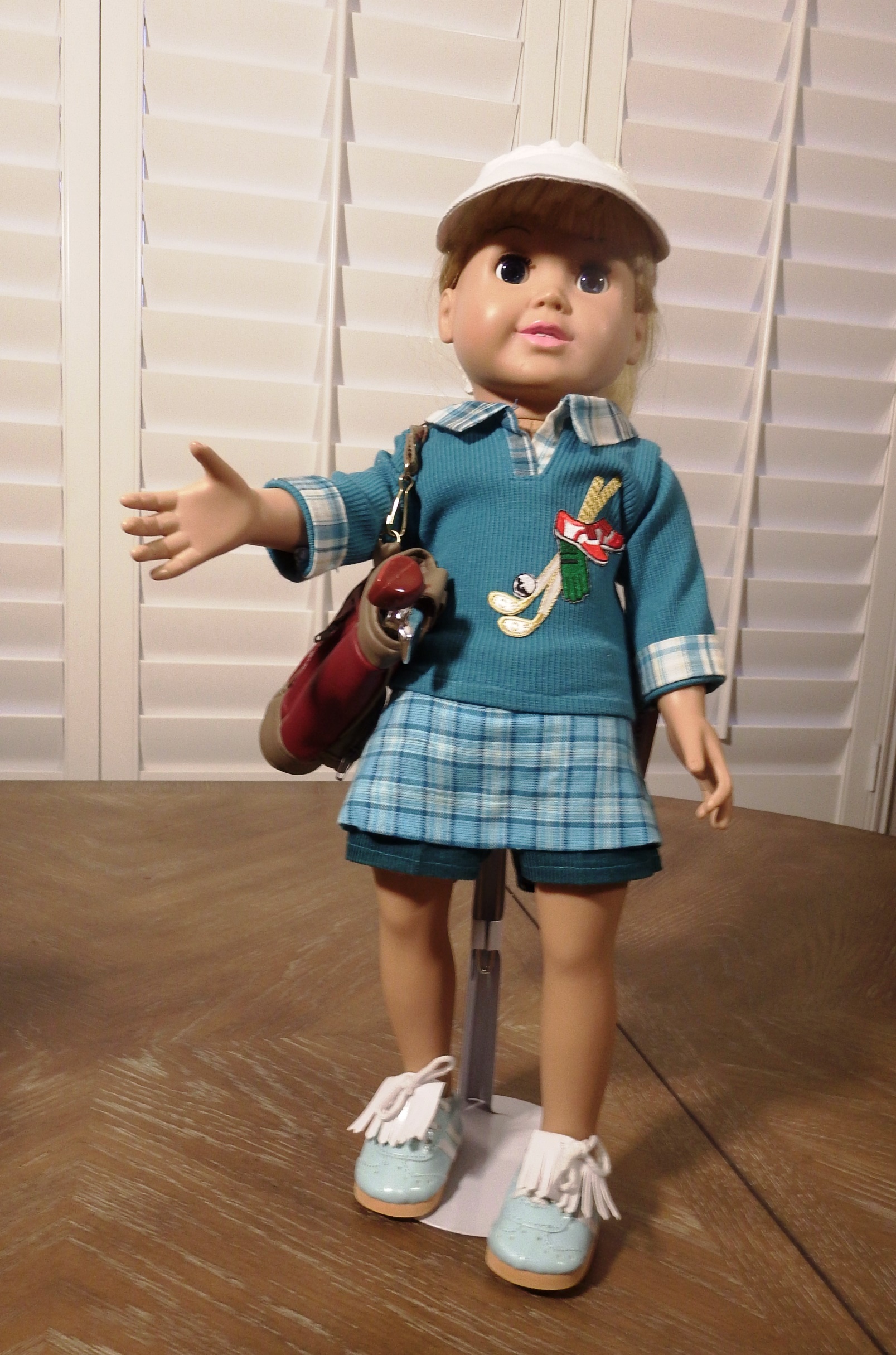 TEAL GOLF SET COMPLETE WITH CLUBS
