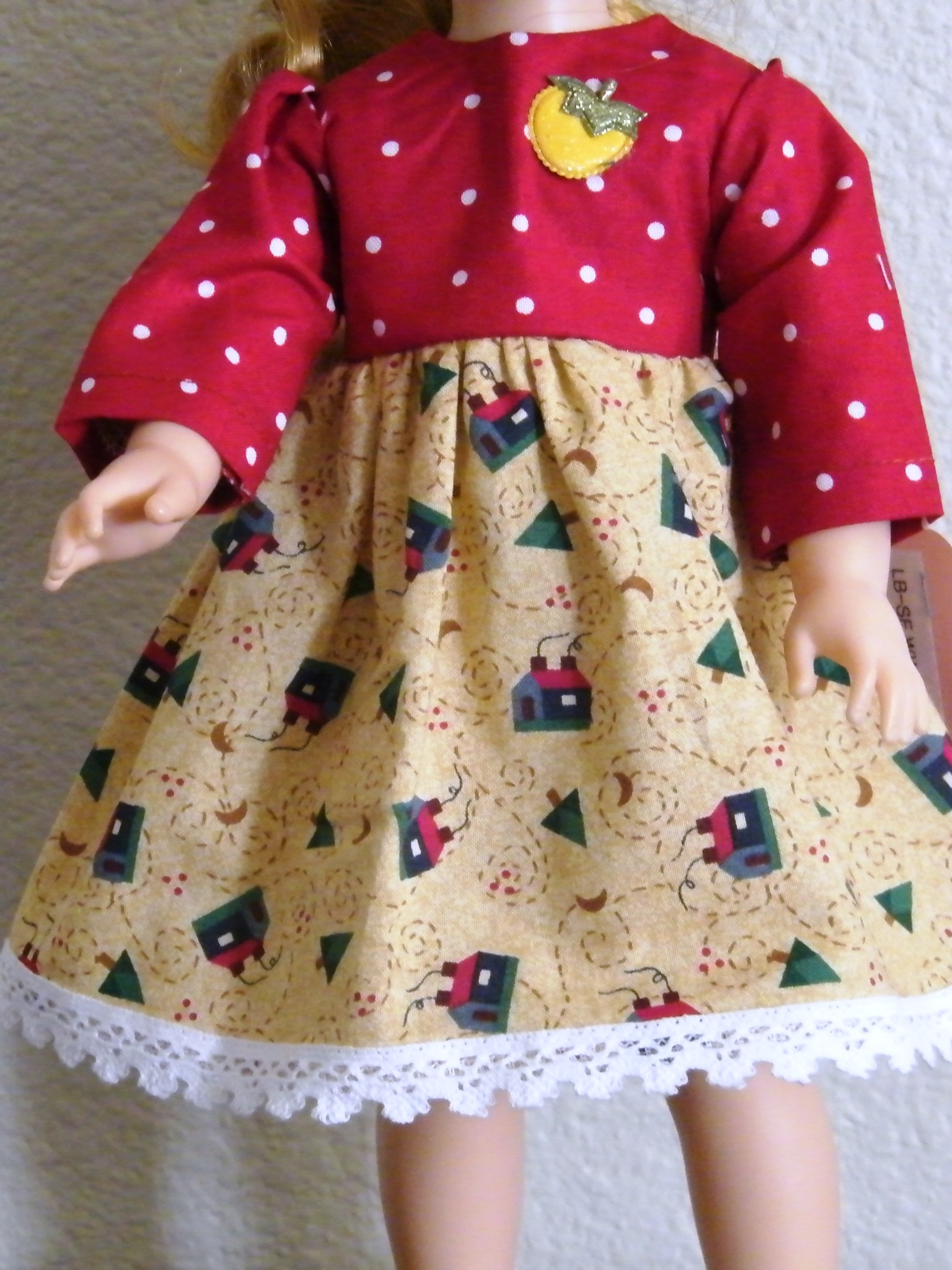 RED SCHOOL HOUSE DRESS