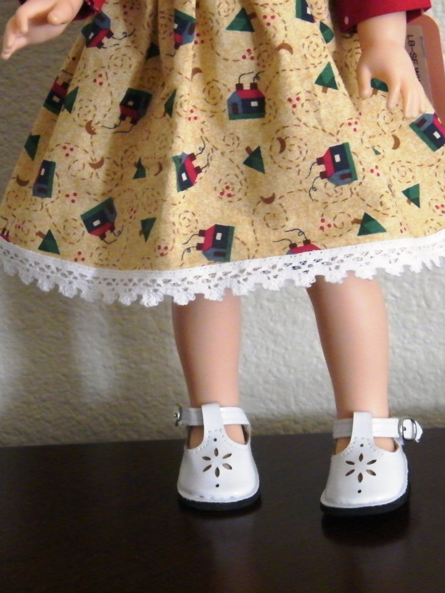 RED SCHOOL HOUSE DRESS