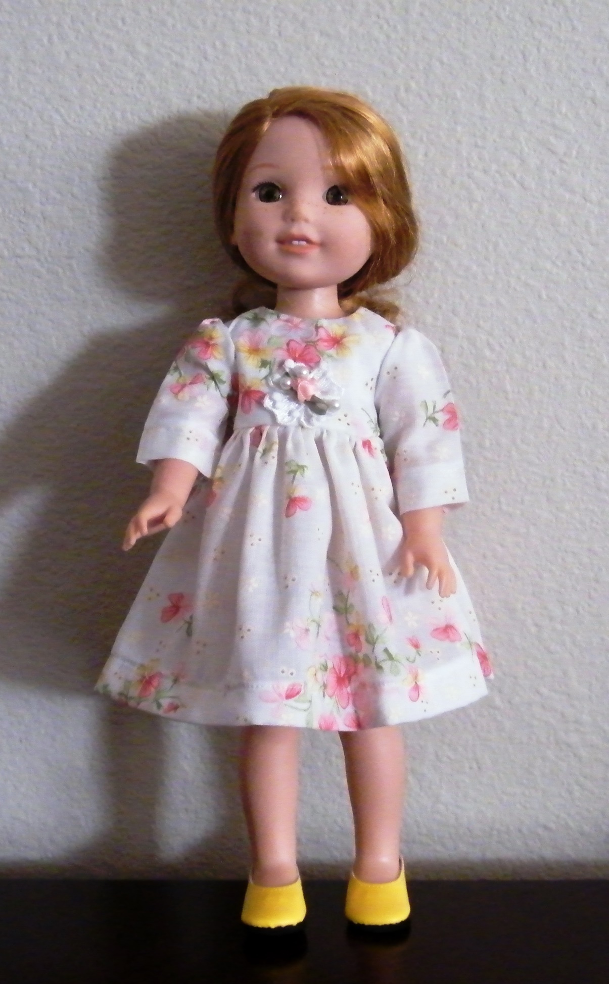 WHITE SUMMER FLORAL DRESS