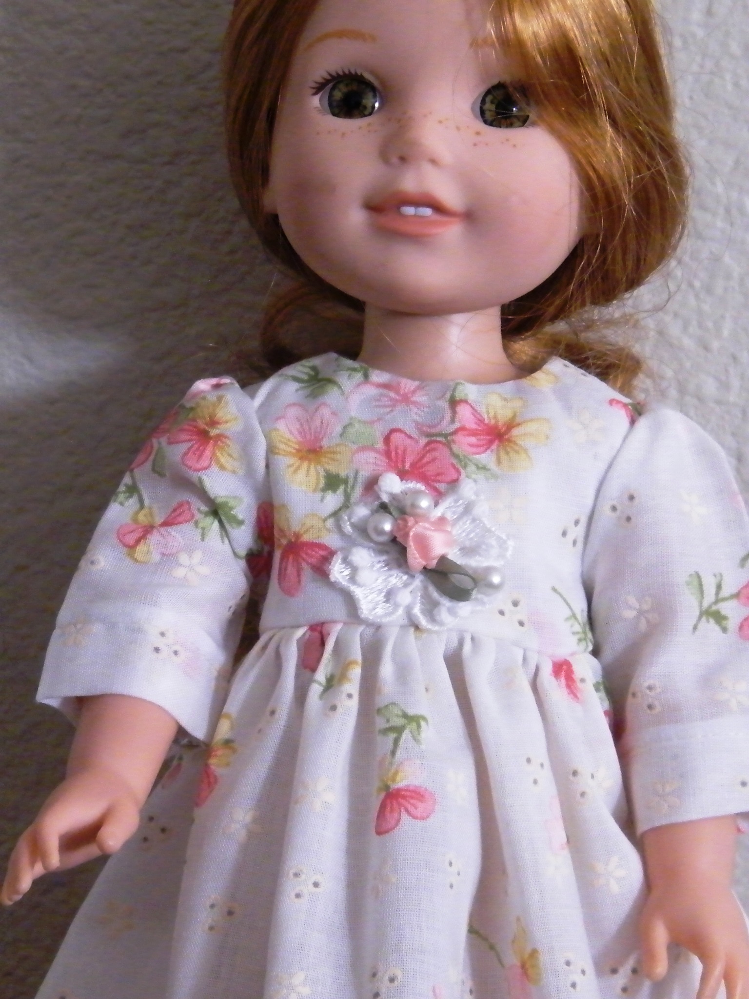 WHITE SUMMER FLORAL DRESS