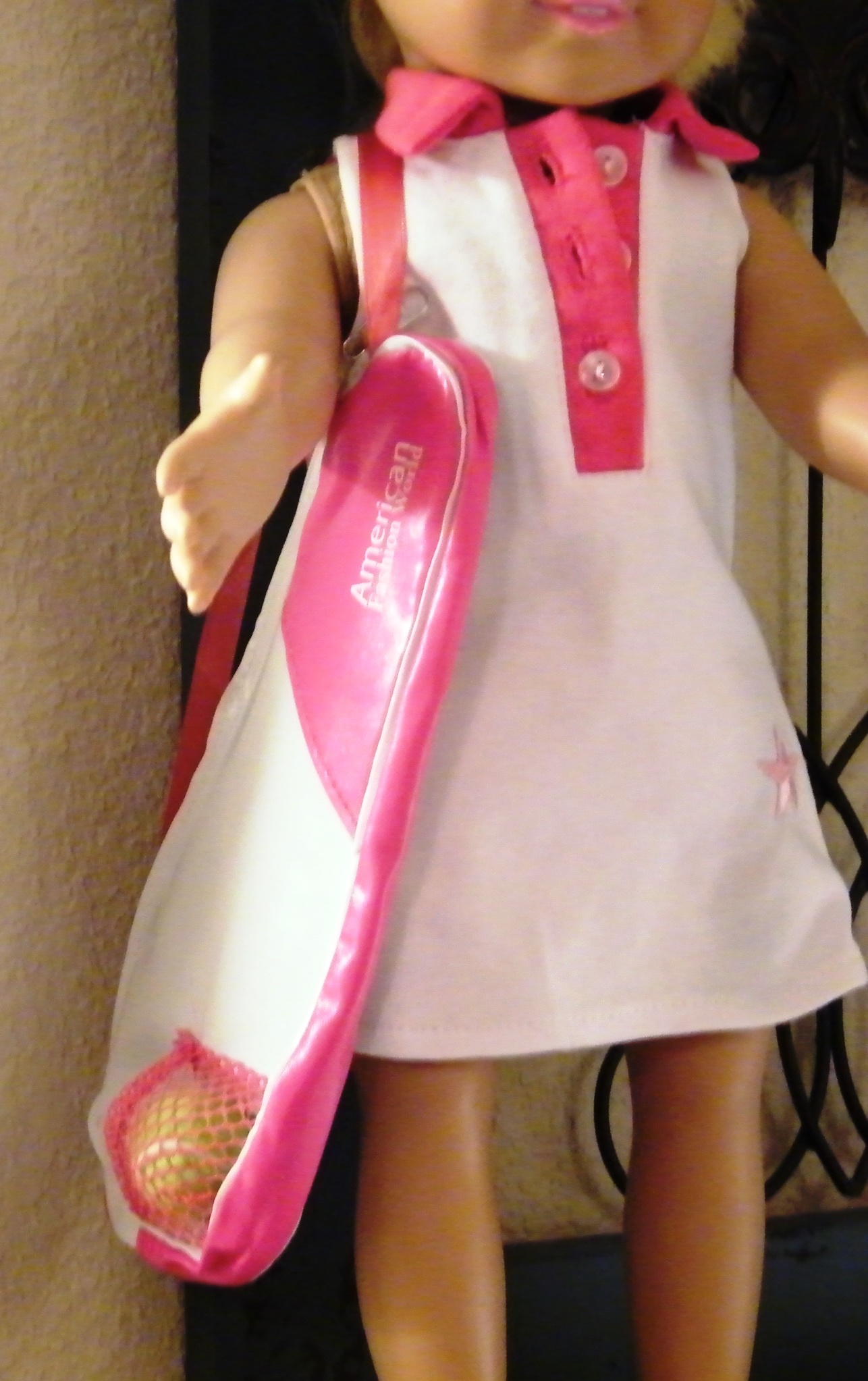 TENNIS ANYONE PINK/WHITE SET