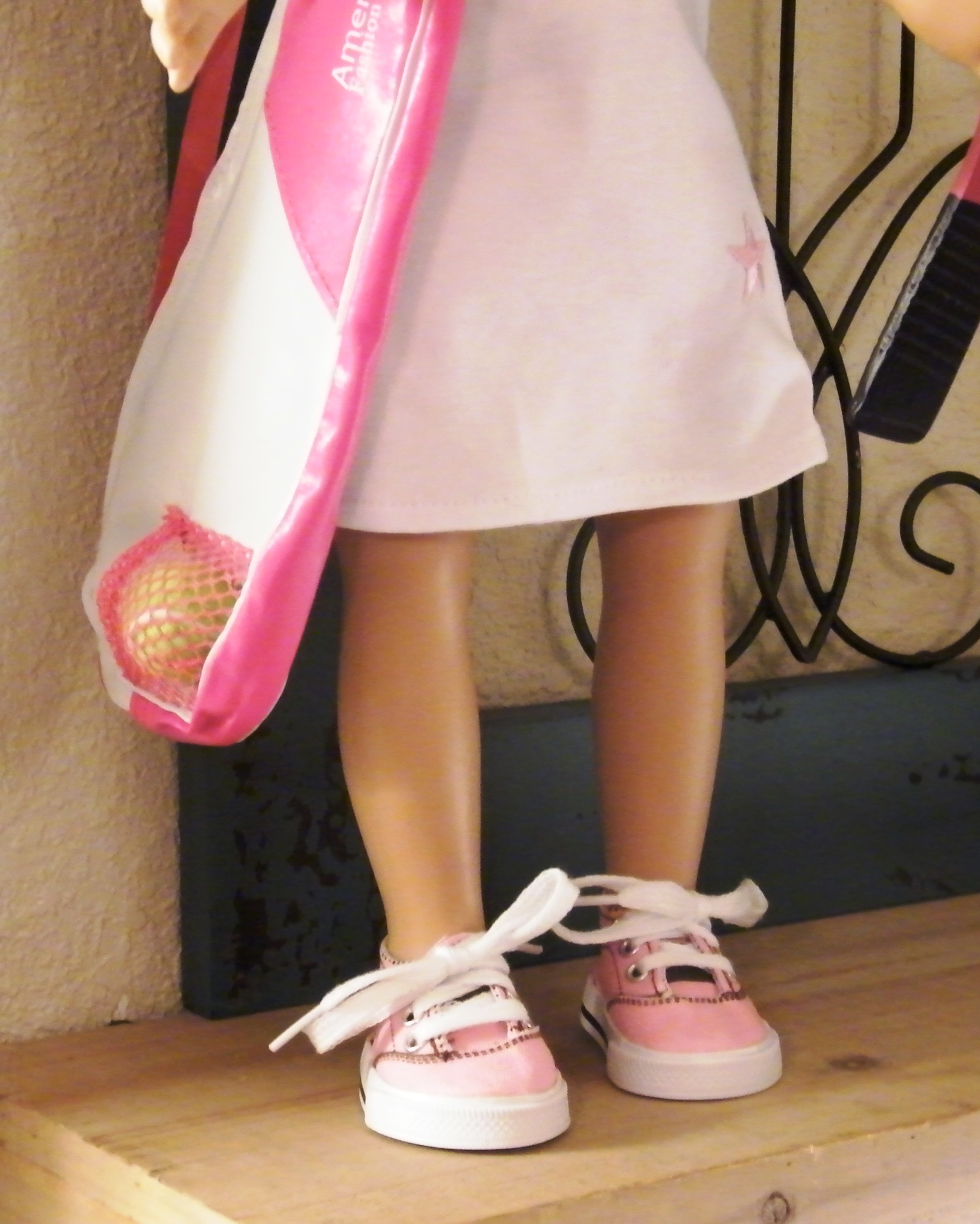 TENNIS ANYONE PINK/WHITE SET