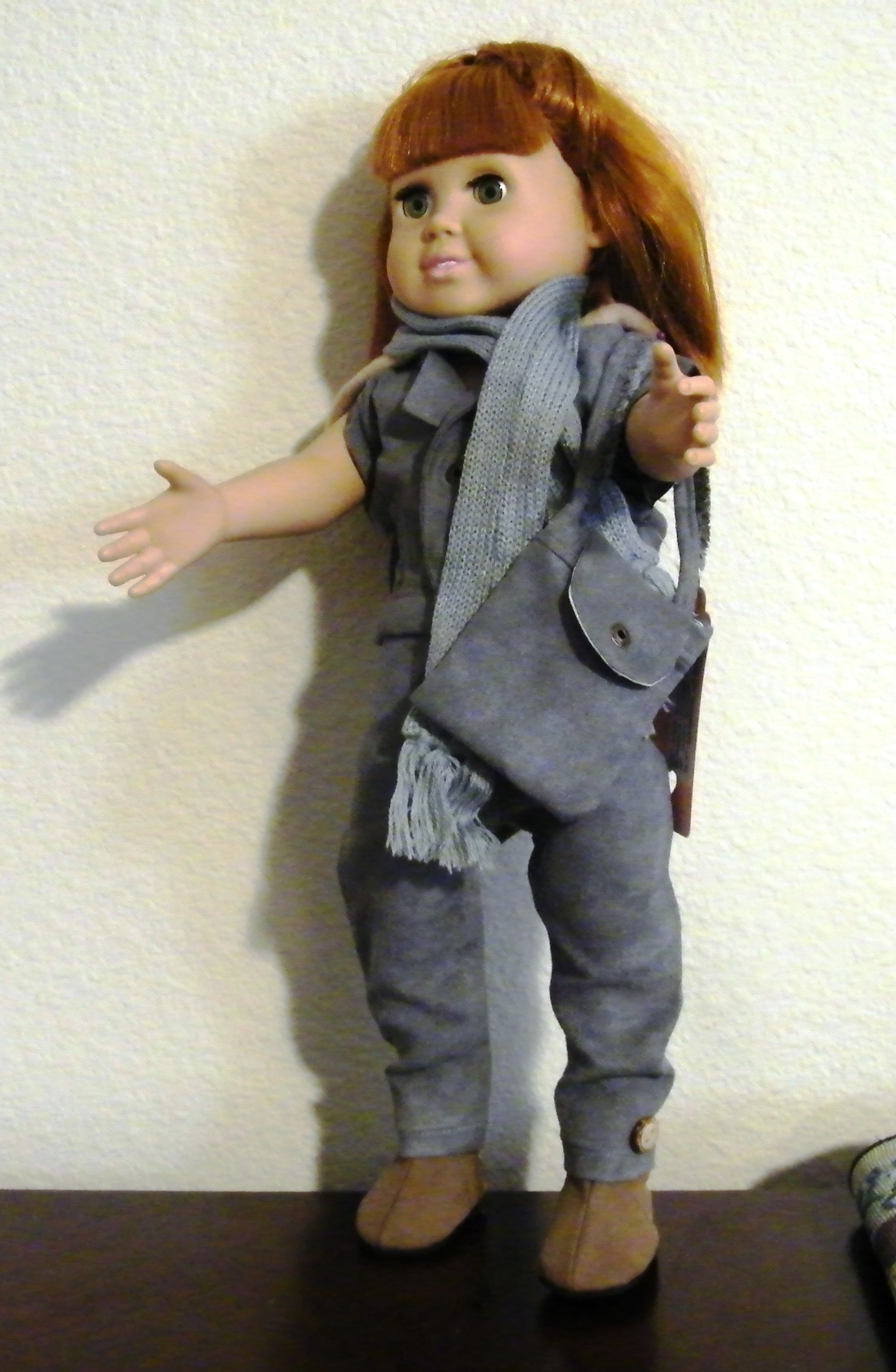GREY FAUX SUEDE JACKET PANT SET