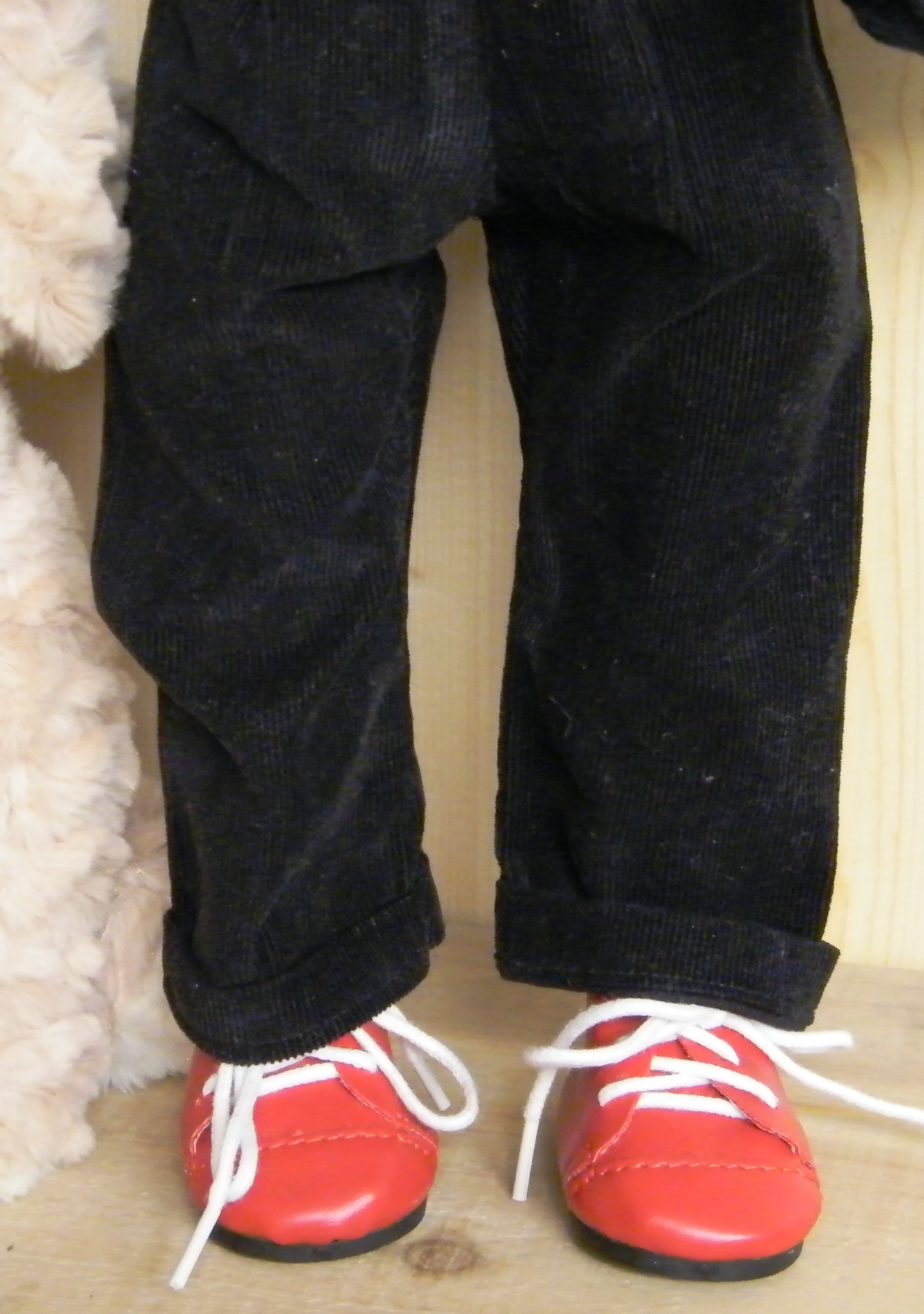BLACK CORDORY PANT SET 