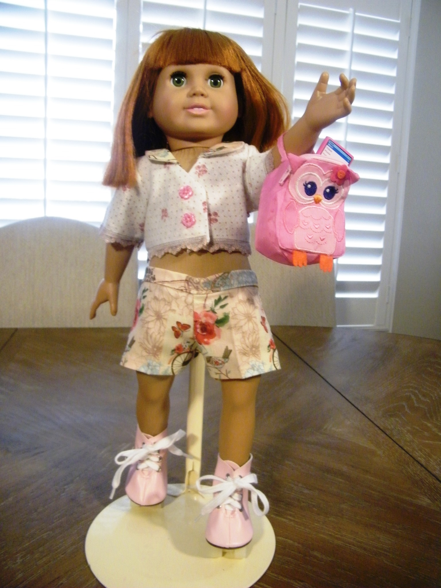 PINK ROLLER SKATE OUTFIT