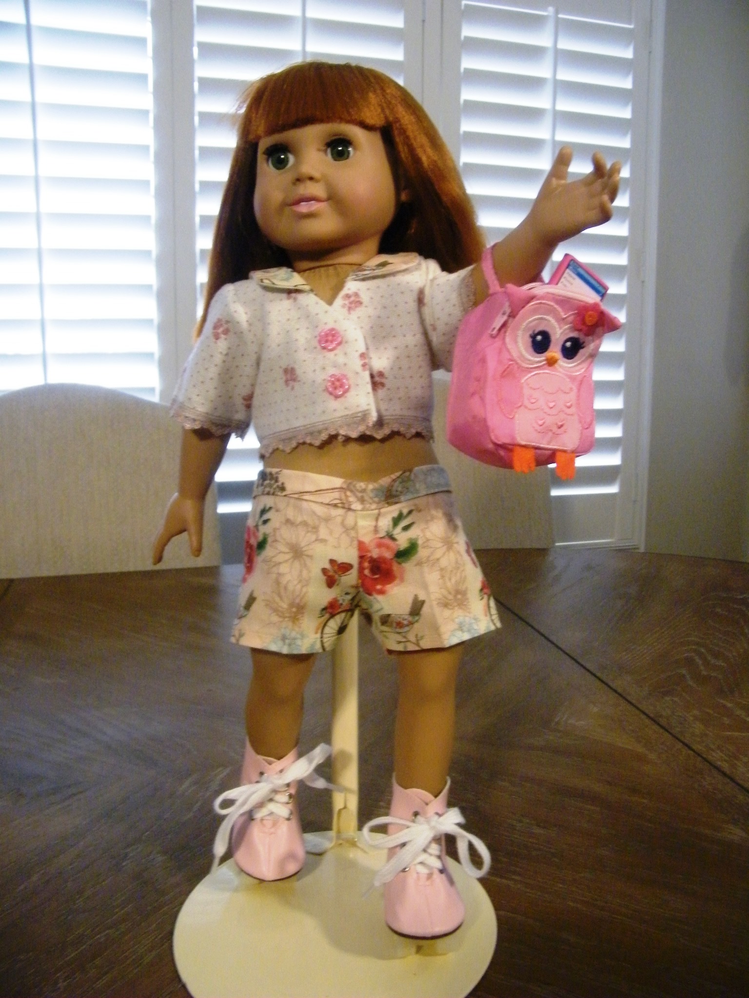 PINK ROLLER SKATE OUTFIT