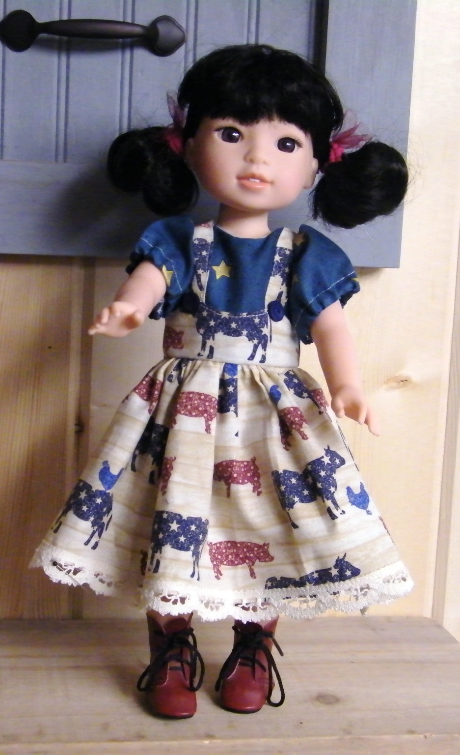 AMERICANA FARM ANIMALS DRESS