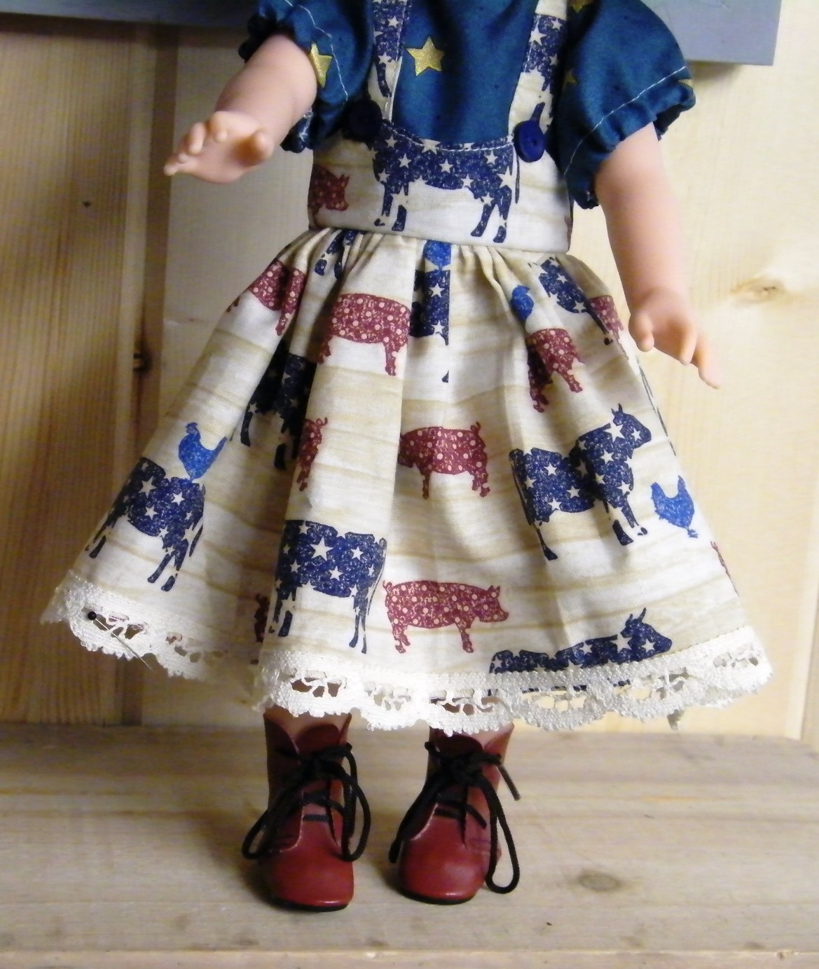 AMERICANA FARM ANIMALS DRESS