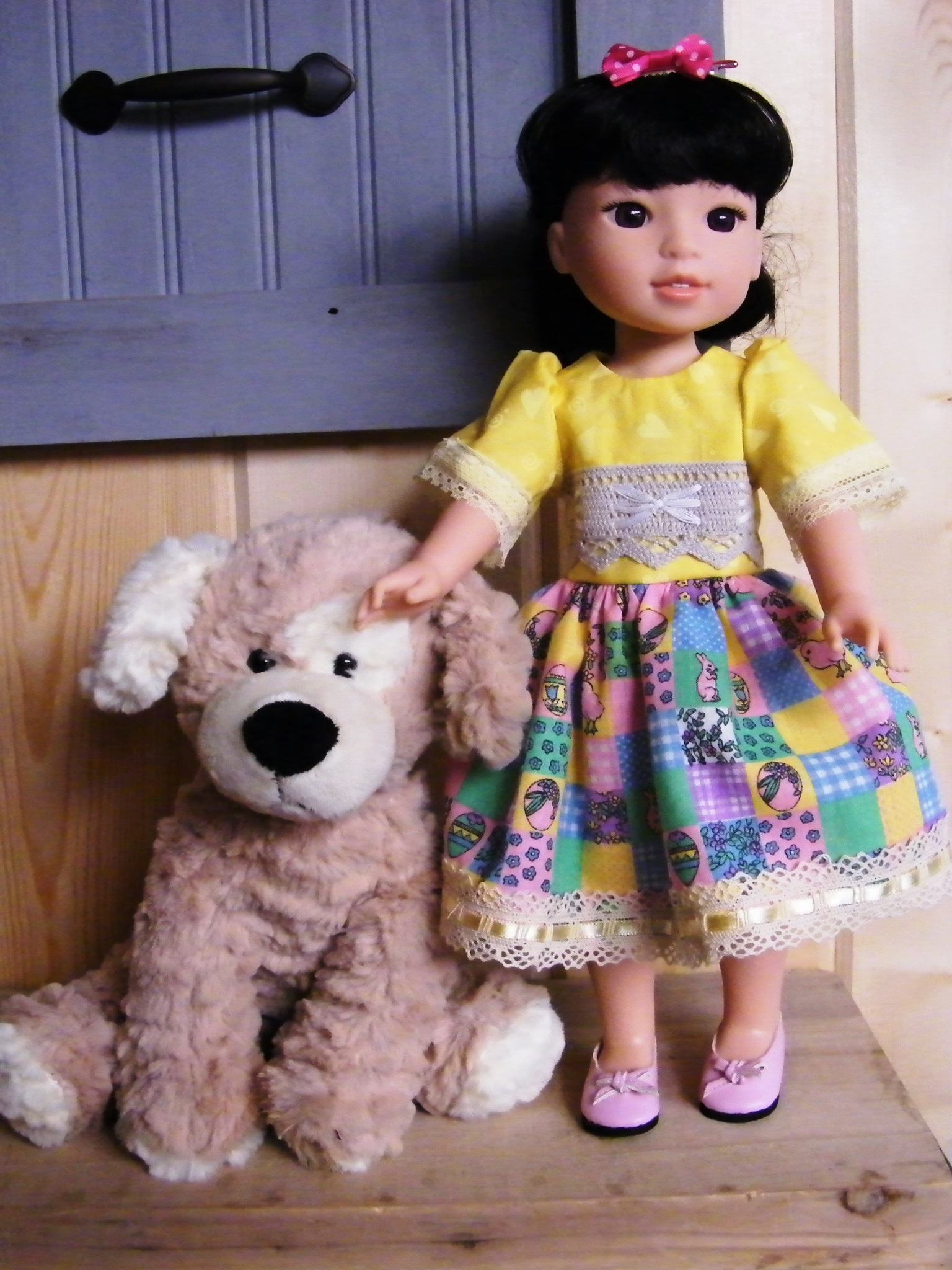 YELLOW EASTER DRESS