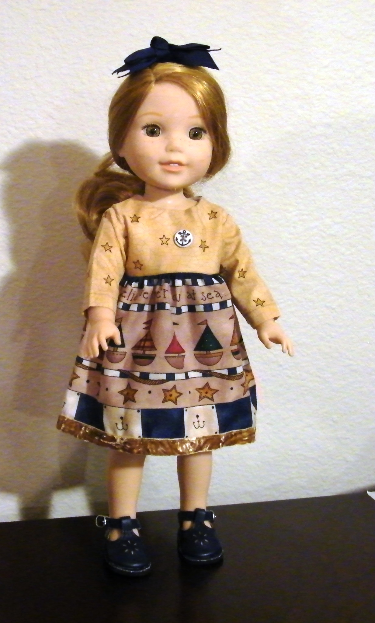 GOLD SAILOR DRESS
