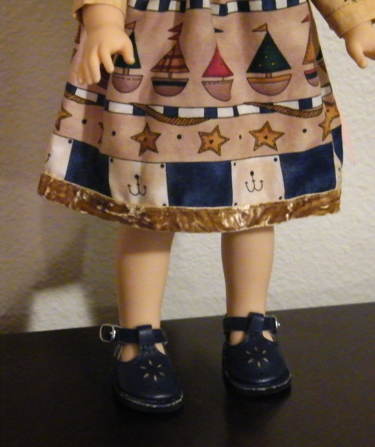 GOLD SAILOR DRESS