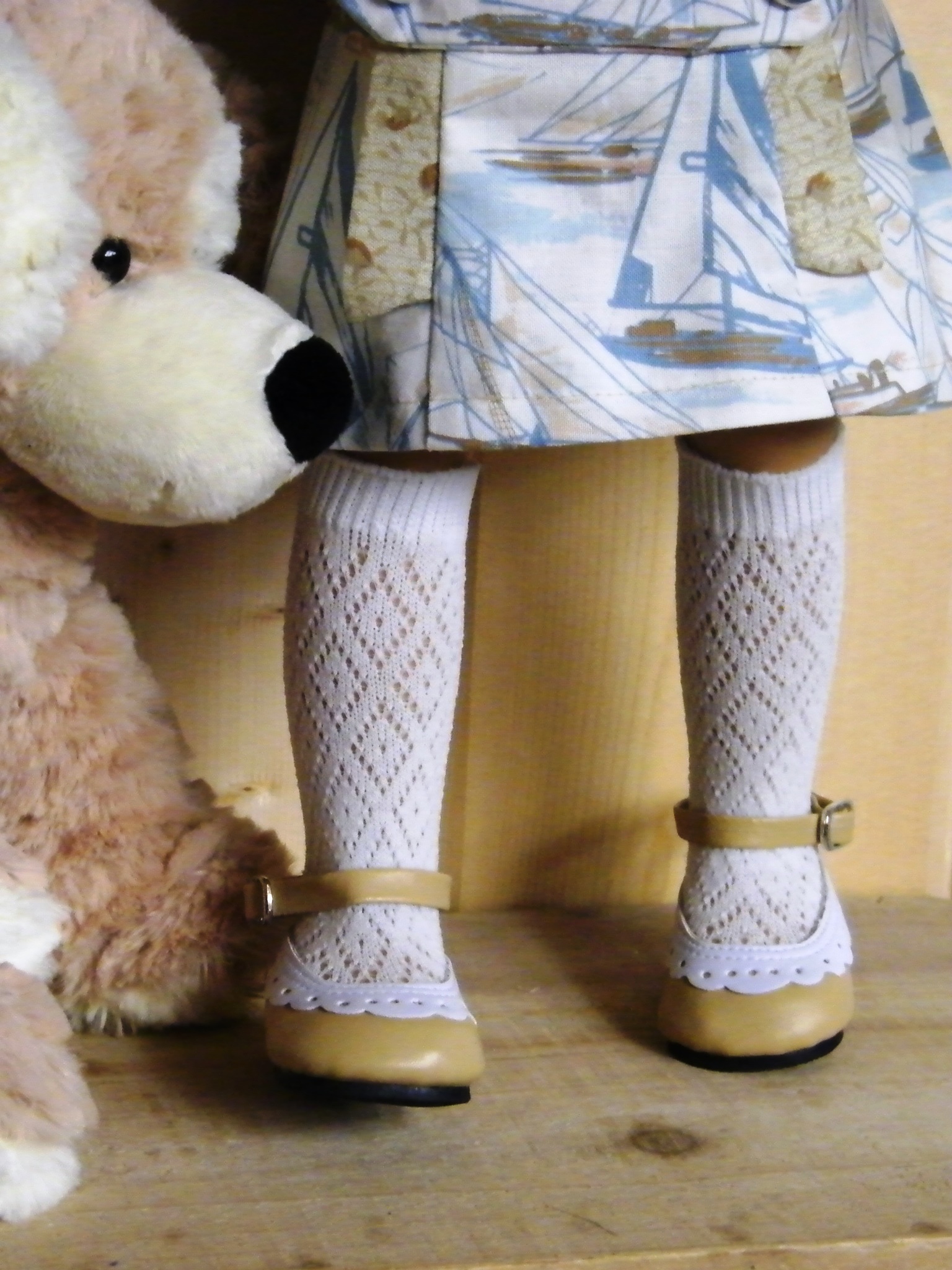 BEIGE SAILOR DRESS