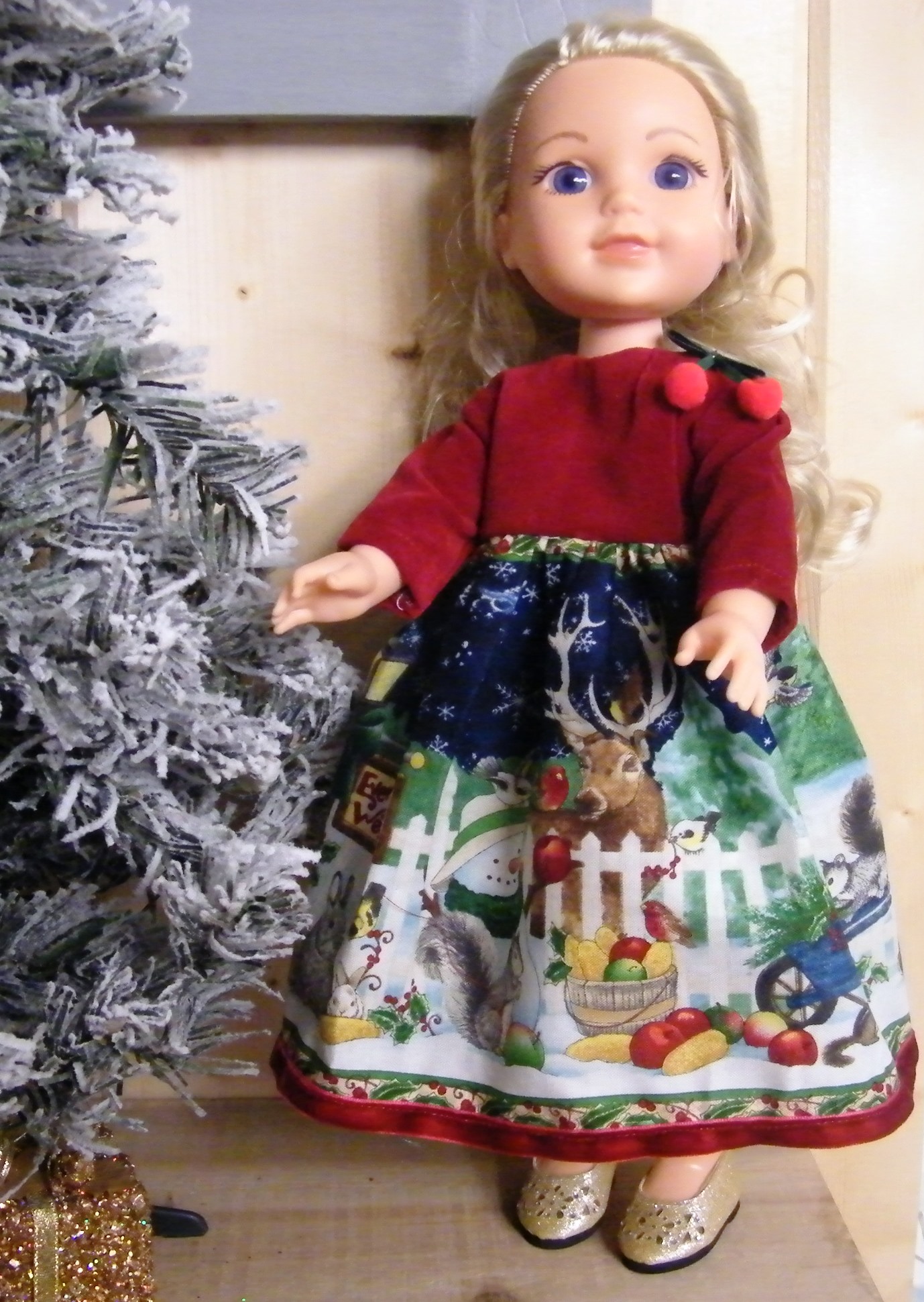 RED VELVET CHRISTMAS DRESS