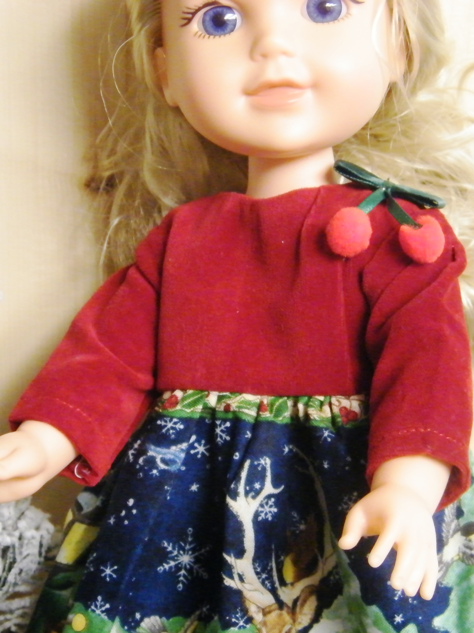 RED VELVET CHRISTMAS DRESS