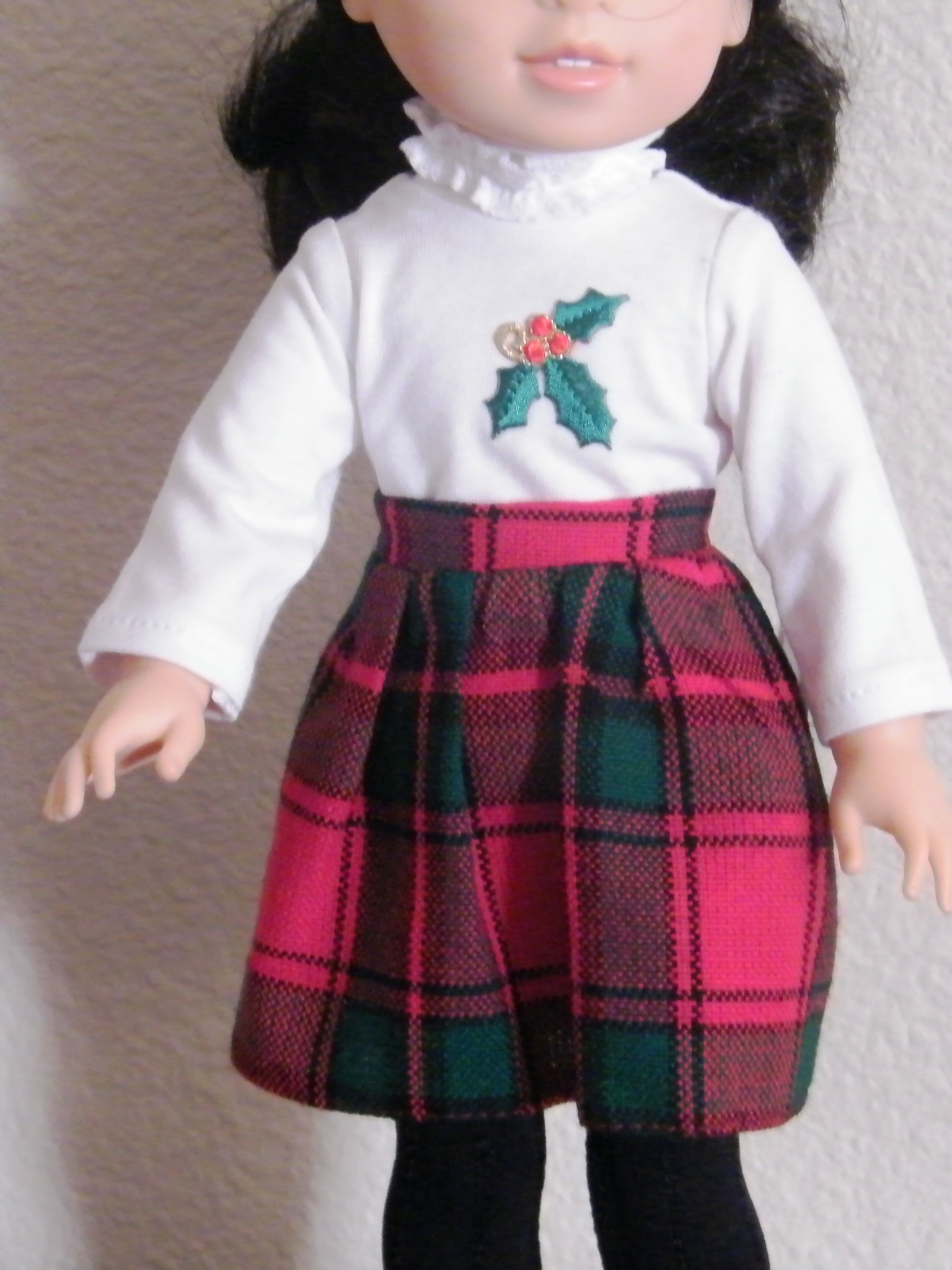 BLOUSE SKIRT CHRISTMAS SET