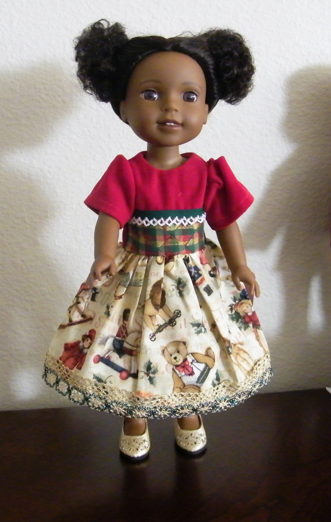 RED VELVET TOY DRESS