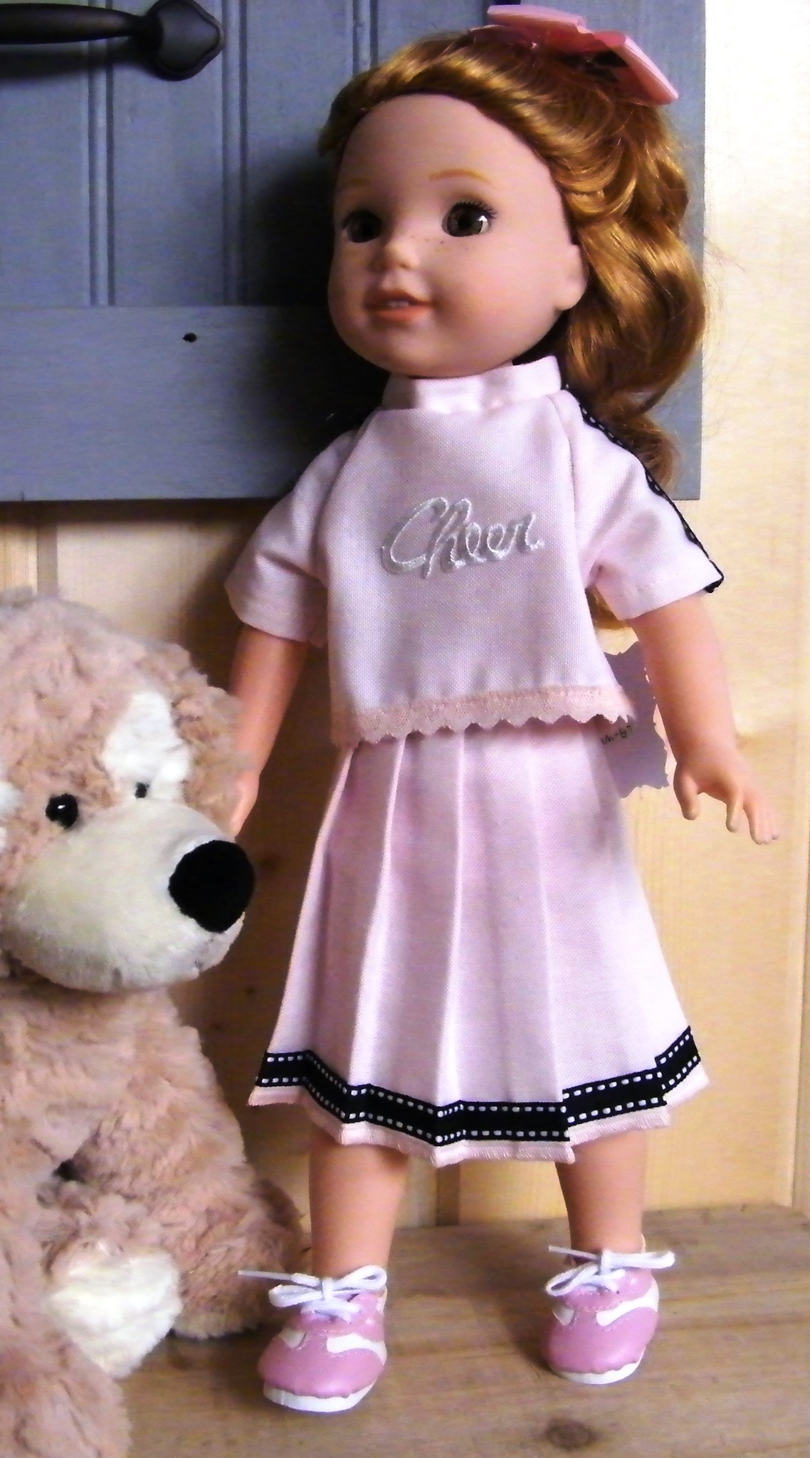 PINK CHEER LEADER OUTFIT