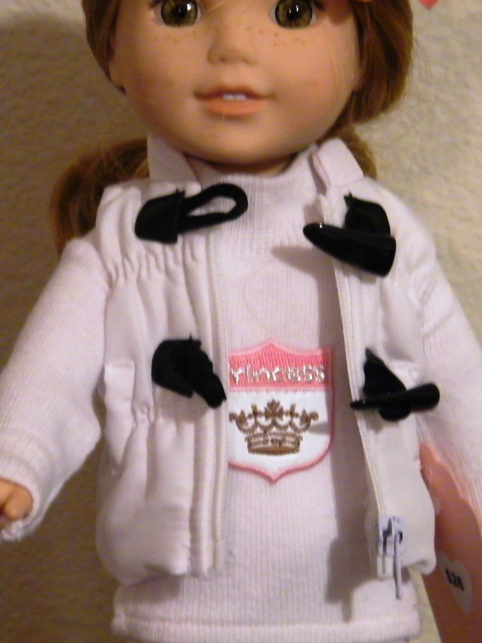 WHITE PUFF JACKET WINTER SET