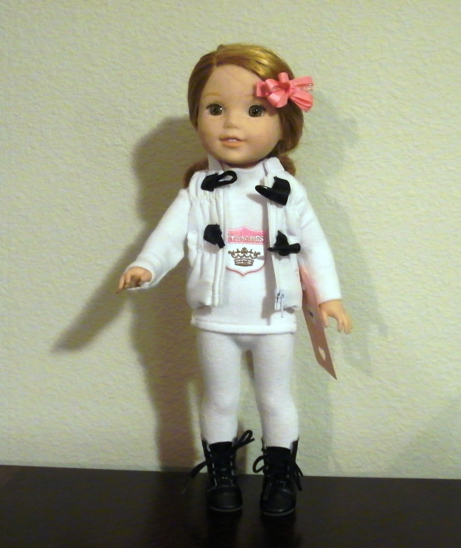 WHITE PUFF JACKET WINTER SET