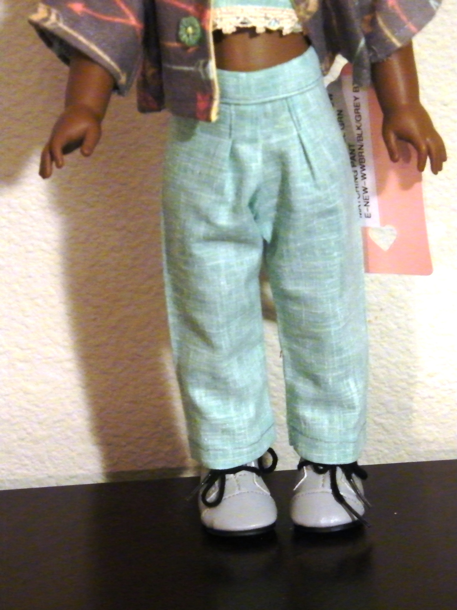 GREEN LINEN PANT SET
