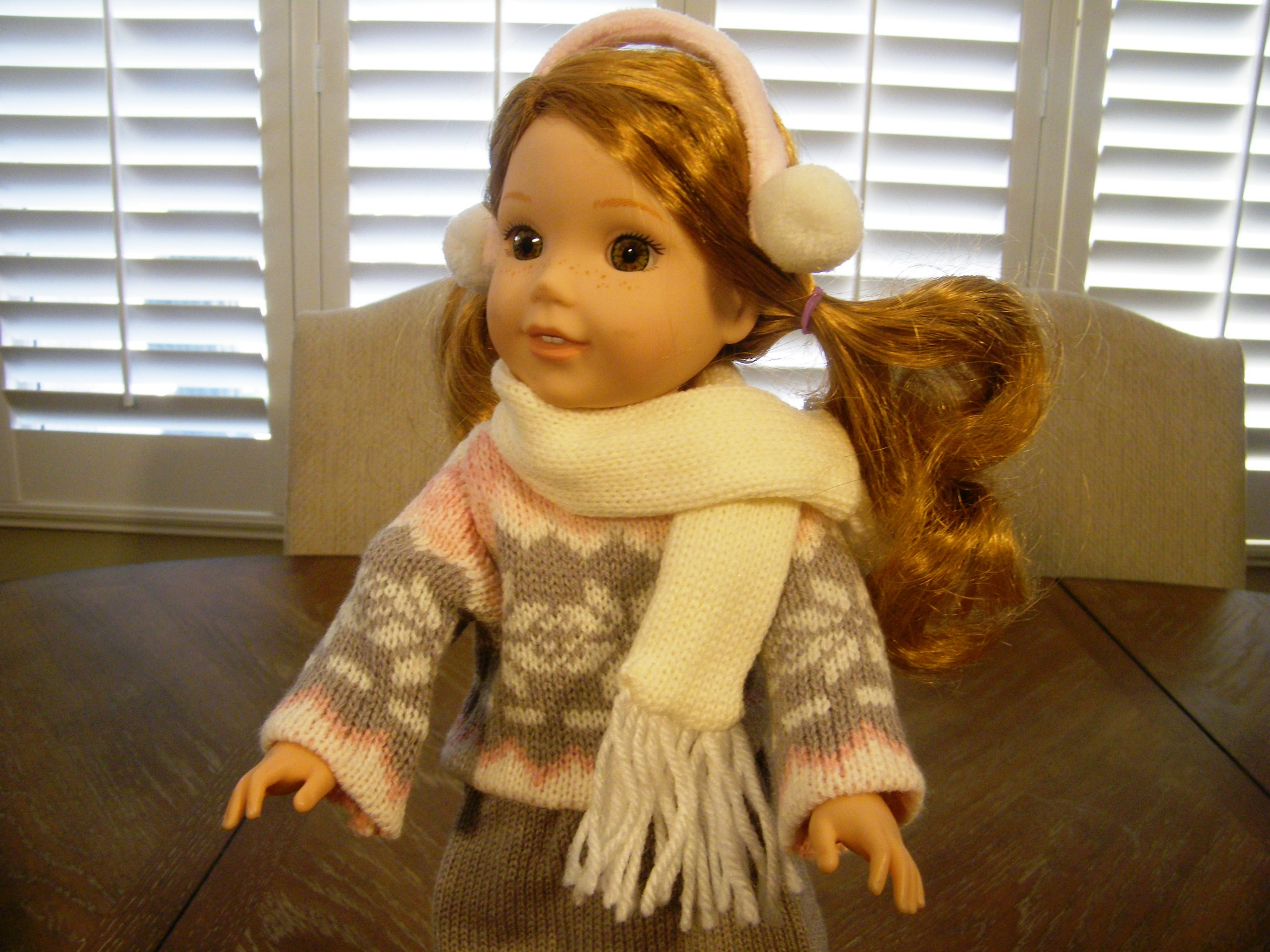 PINK GREY WINTER SET