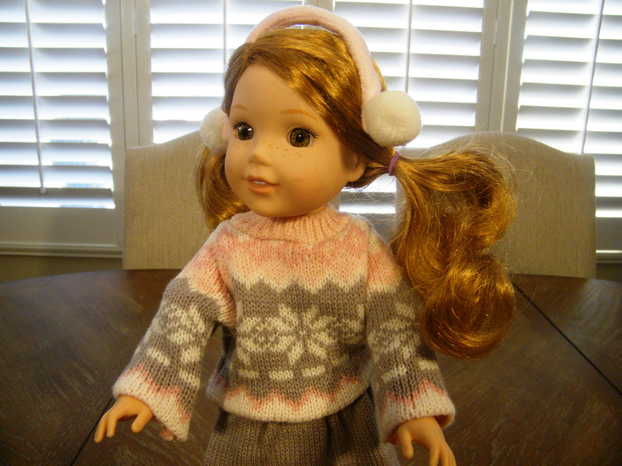 PINK GREY WINTER SET