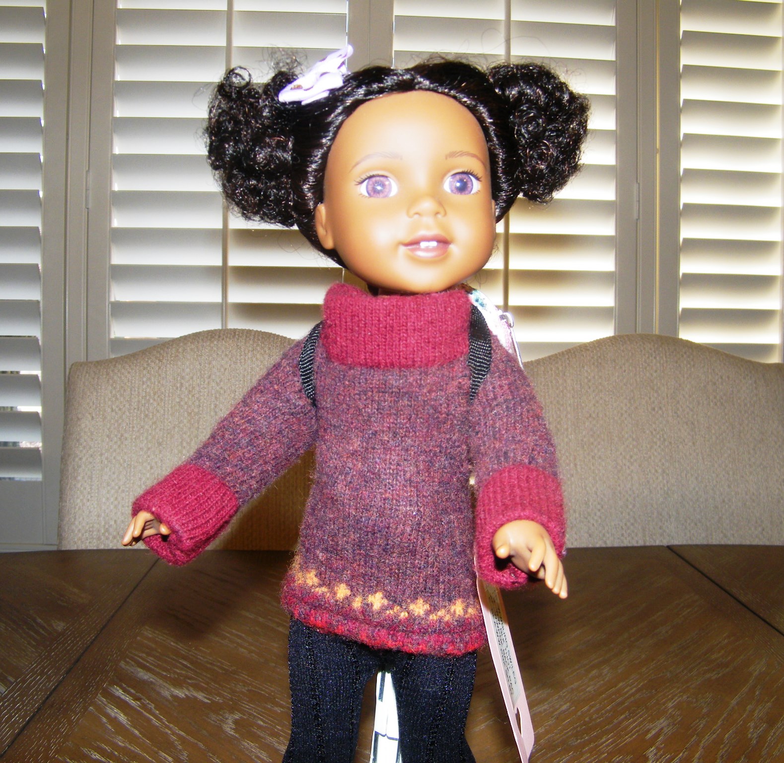BURGUNDY SWEATER SET