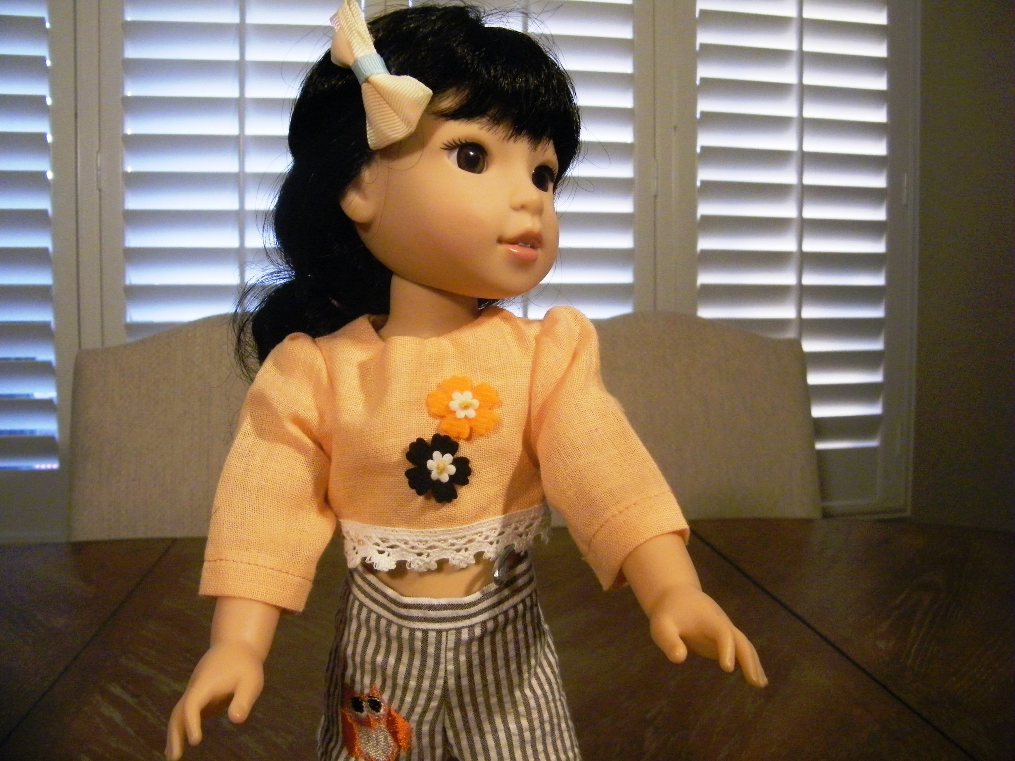 PEACH GREY OWL SET
