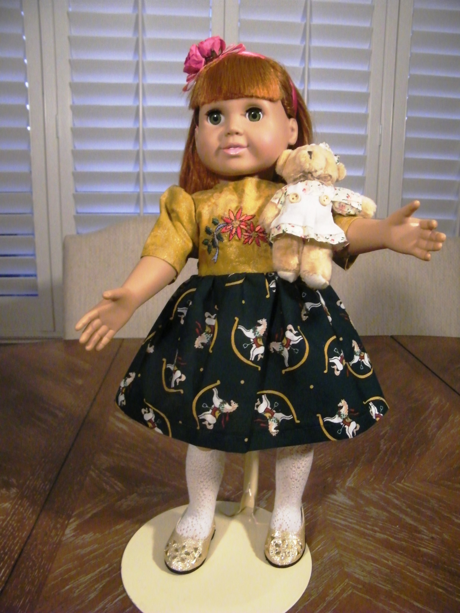 GOLD CHRISTMAS DRESS