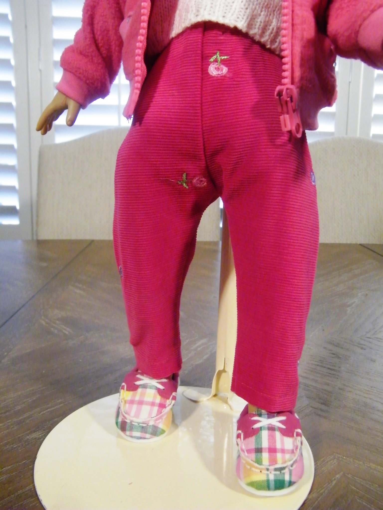 PINK WOOL JACKET PANT SET