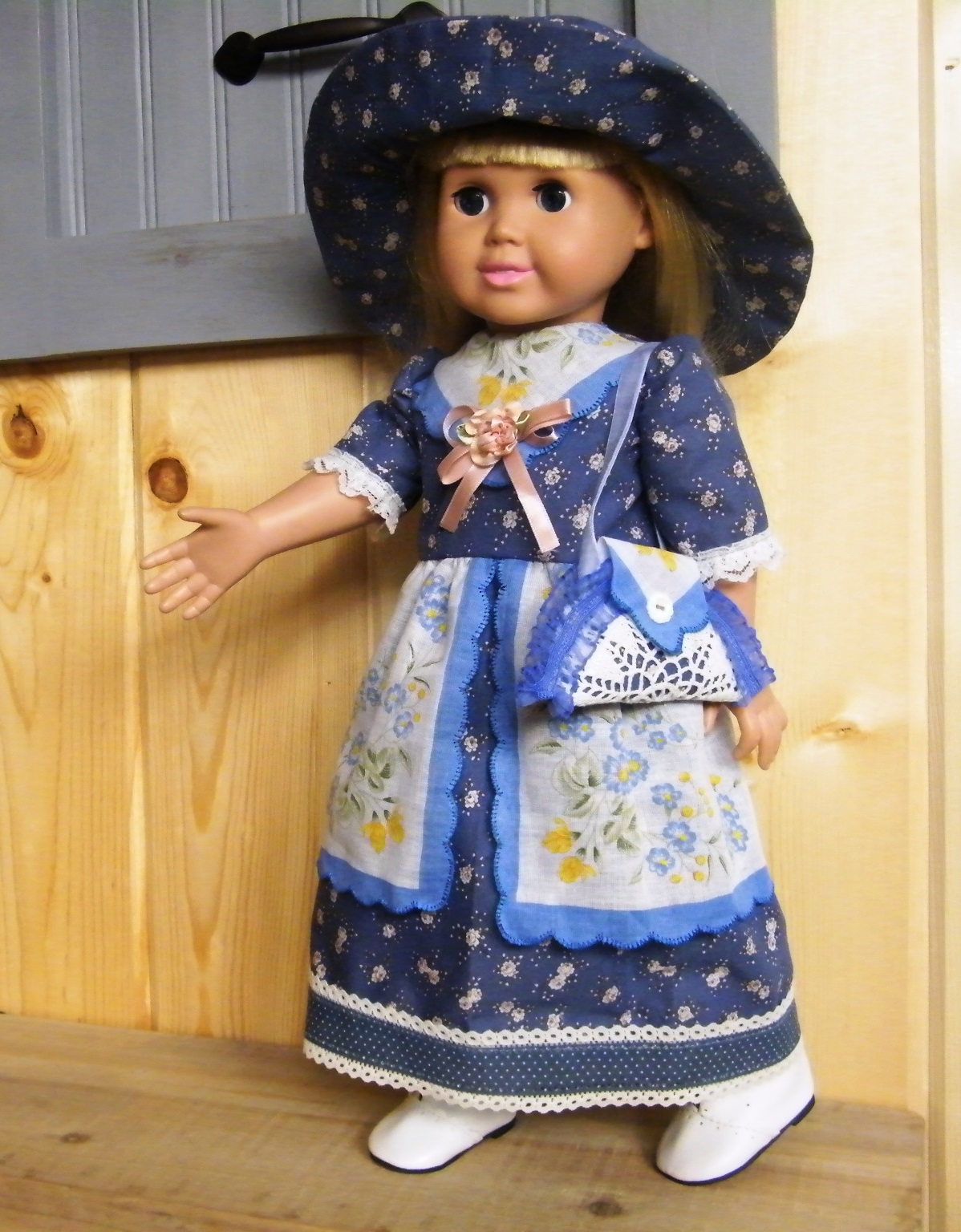 BLUE HANKERCHIEF DRESS