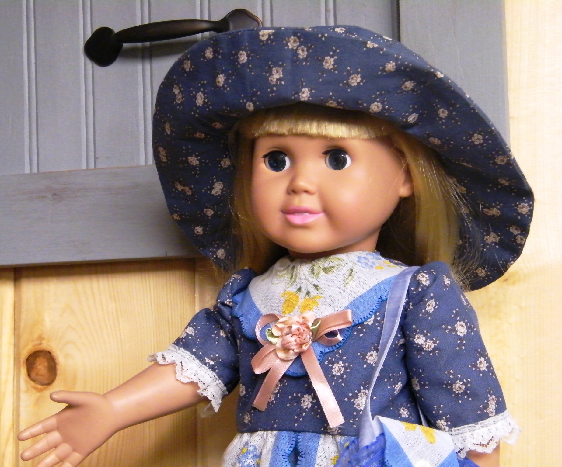 BLUE HANKERCHIEF DRESS