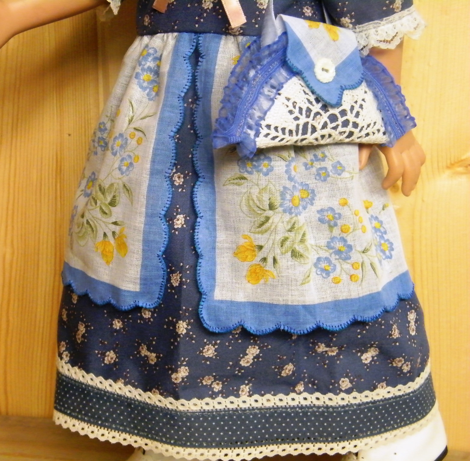 BLUE HANKERCHIEF DRESS