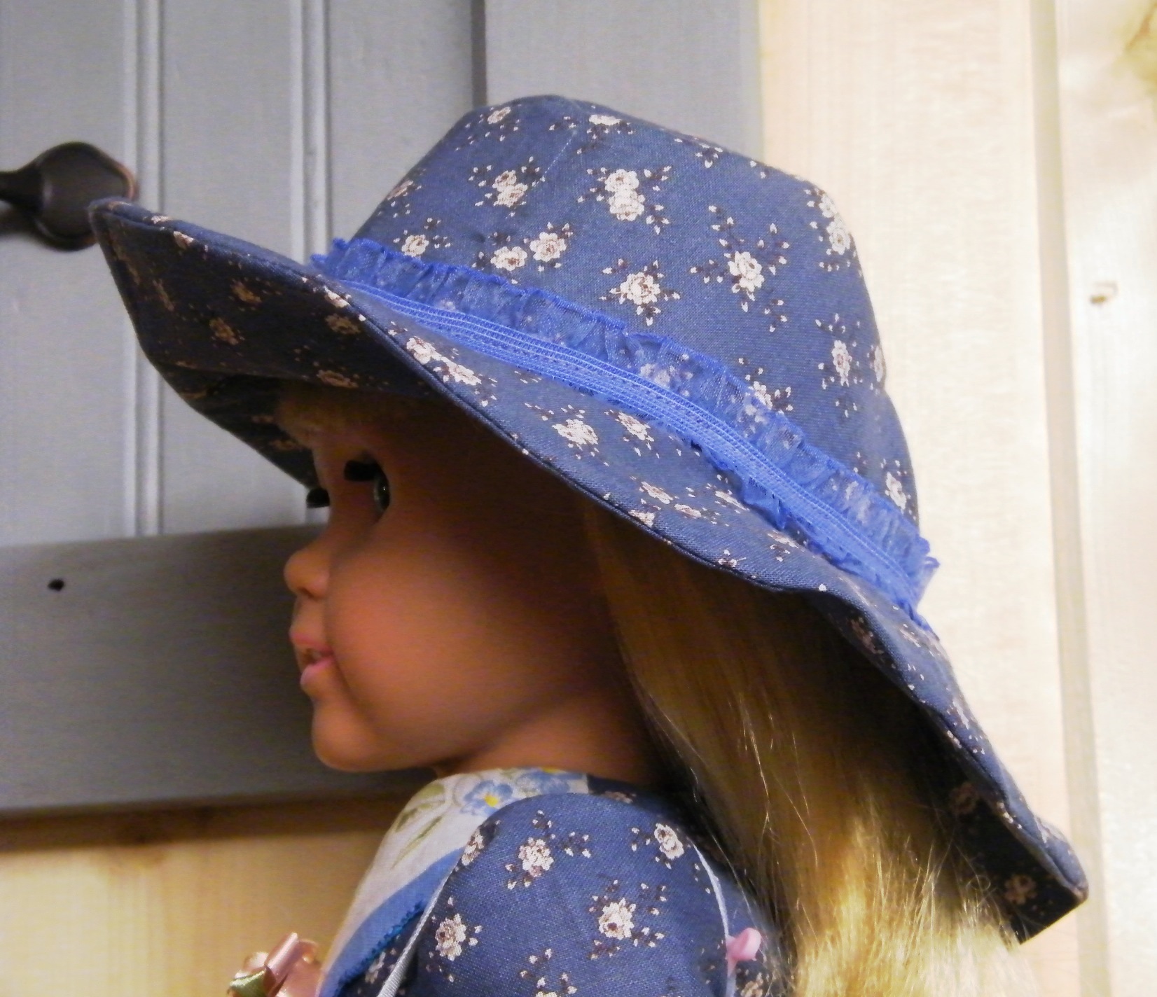 BLUE HANKERCHIEF DRESS