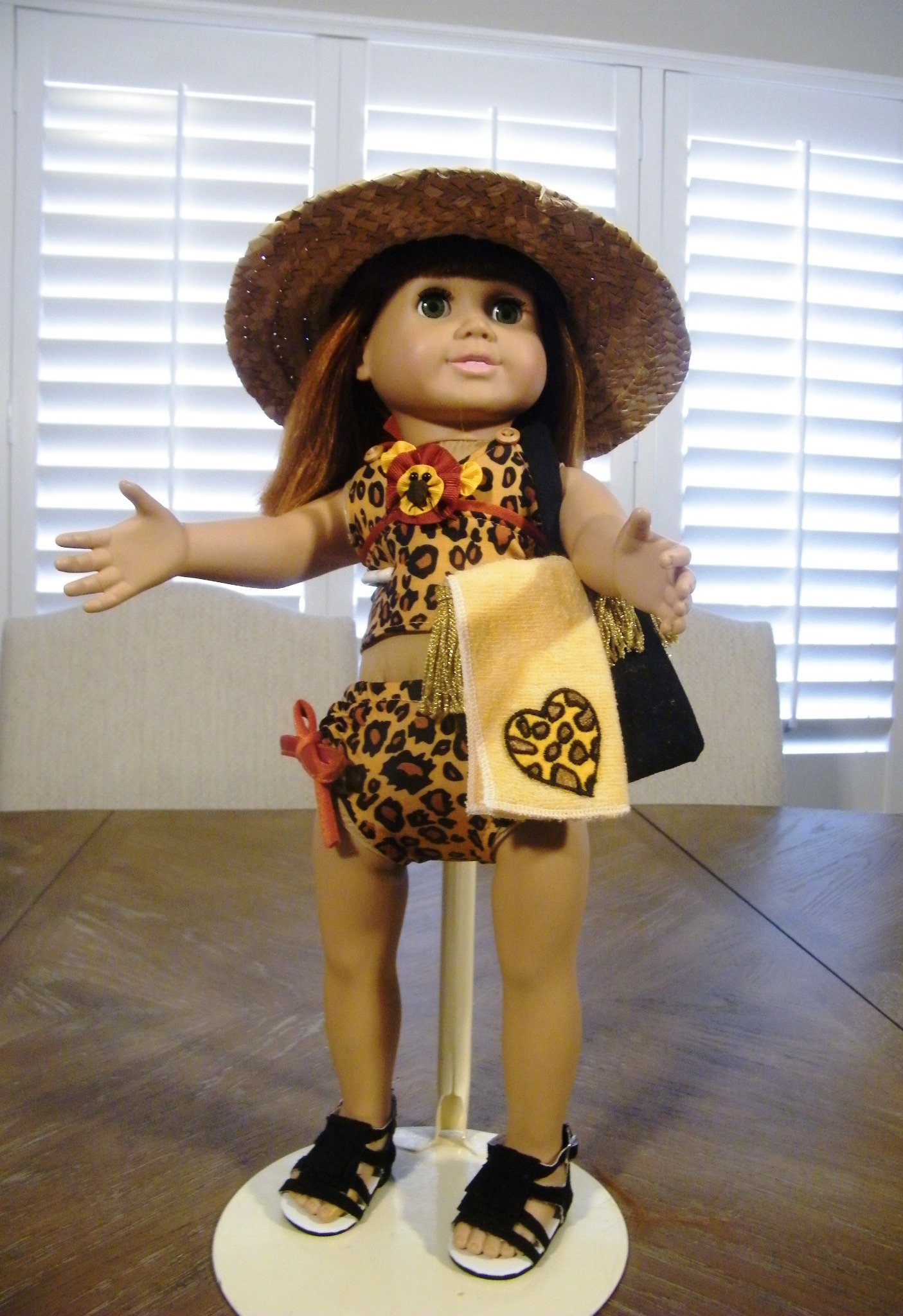 LEOPARD PRINT SWIM SET