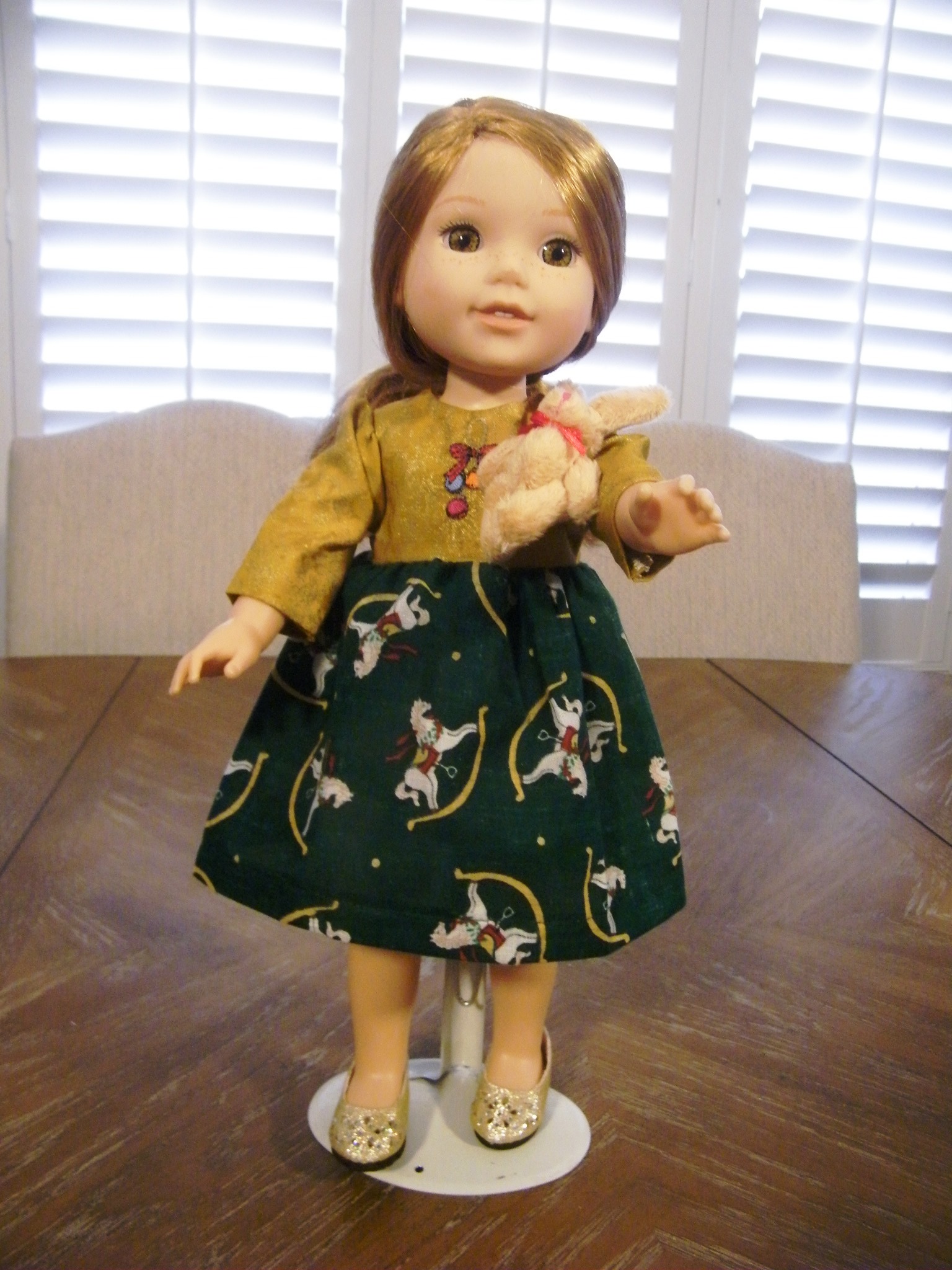 ROCKING HORSE CHRISTMAS DRESS