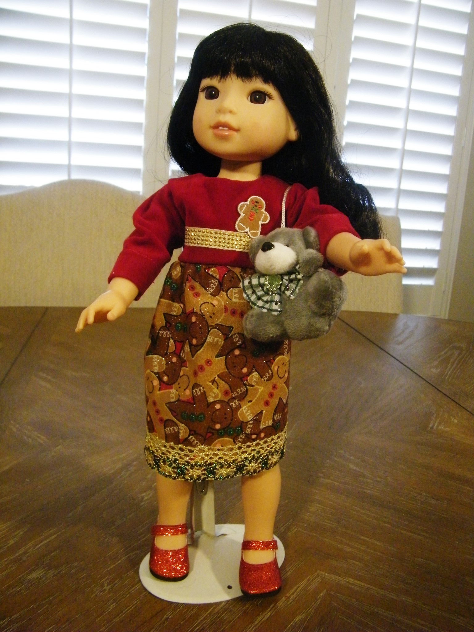 CHRISTMAS GINGER BREAD DRESS