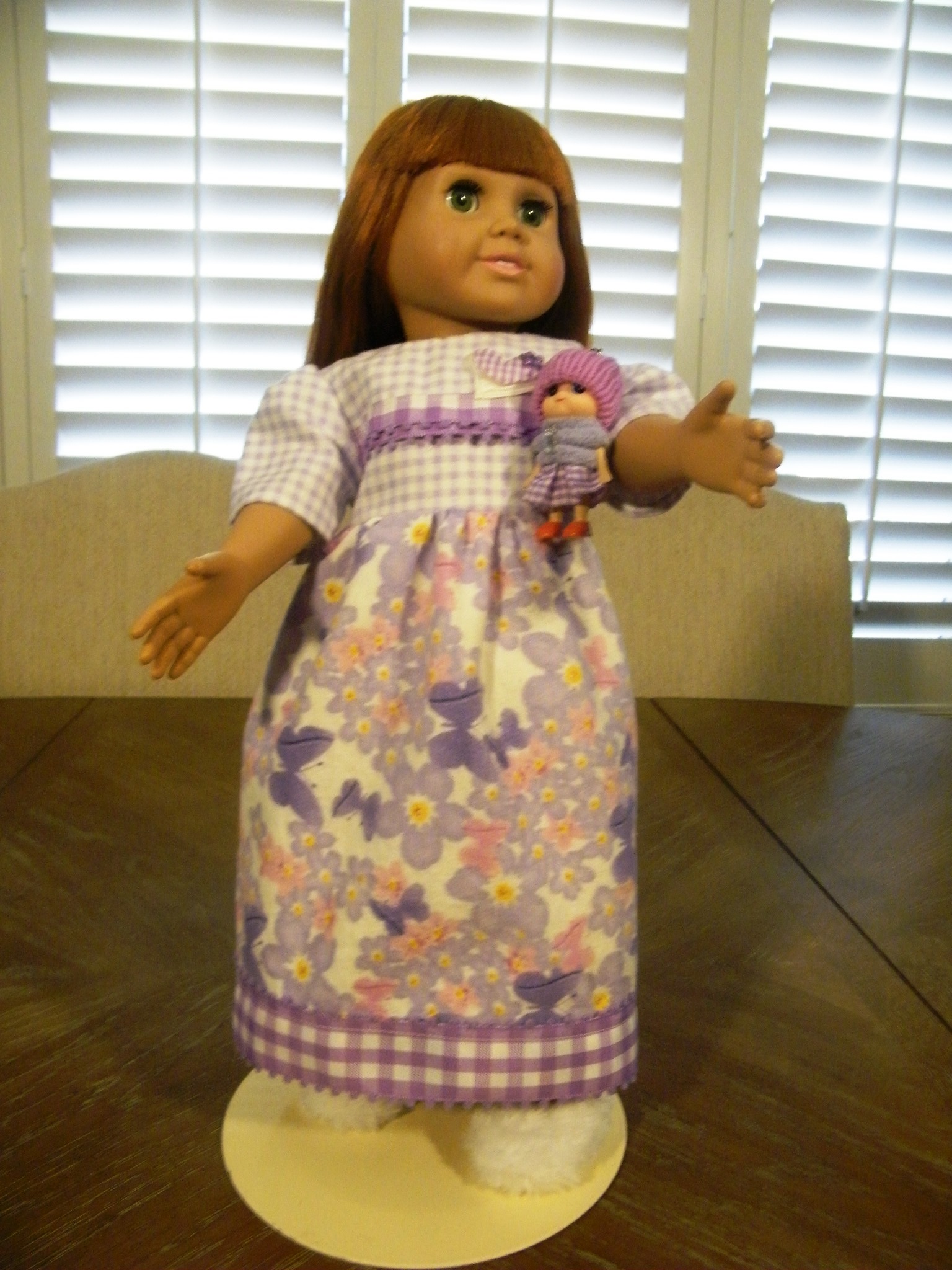 PURPLE BUTTERFLY NIGHT GOWN