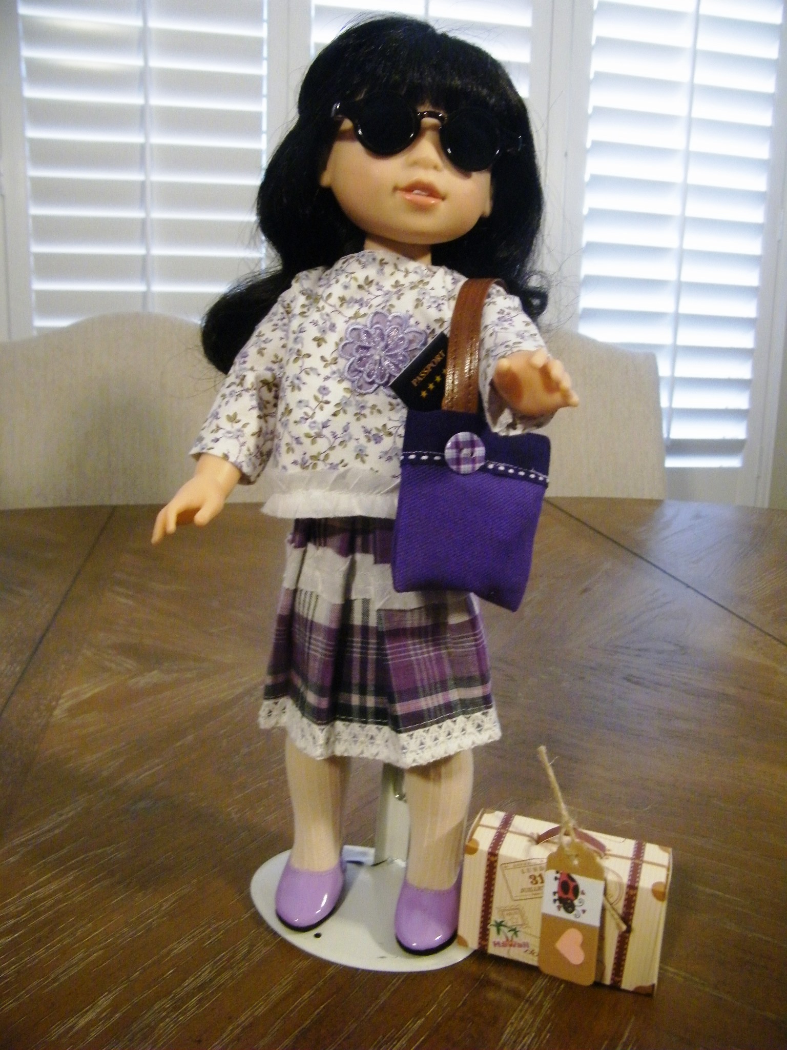 PURPLE TRAVEL SET
