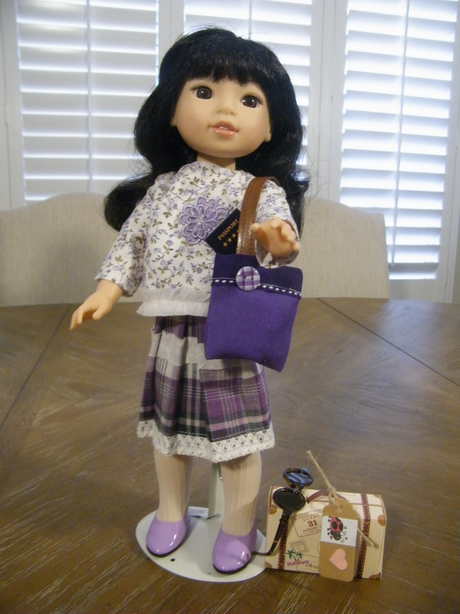 PURPLE TRAVEL SET