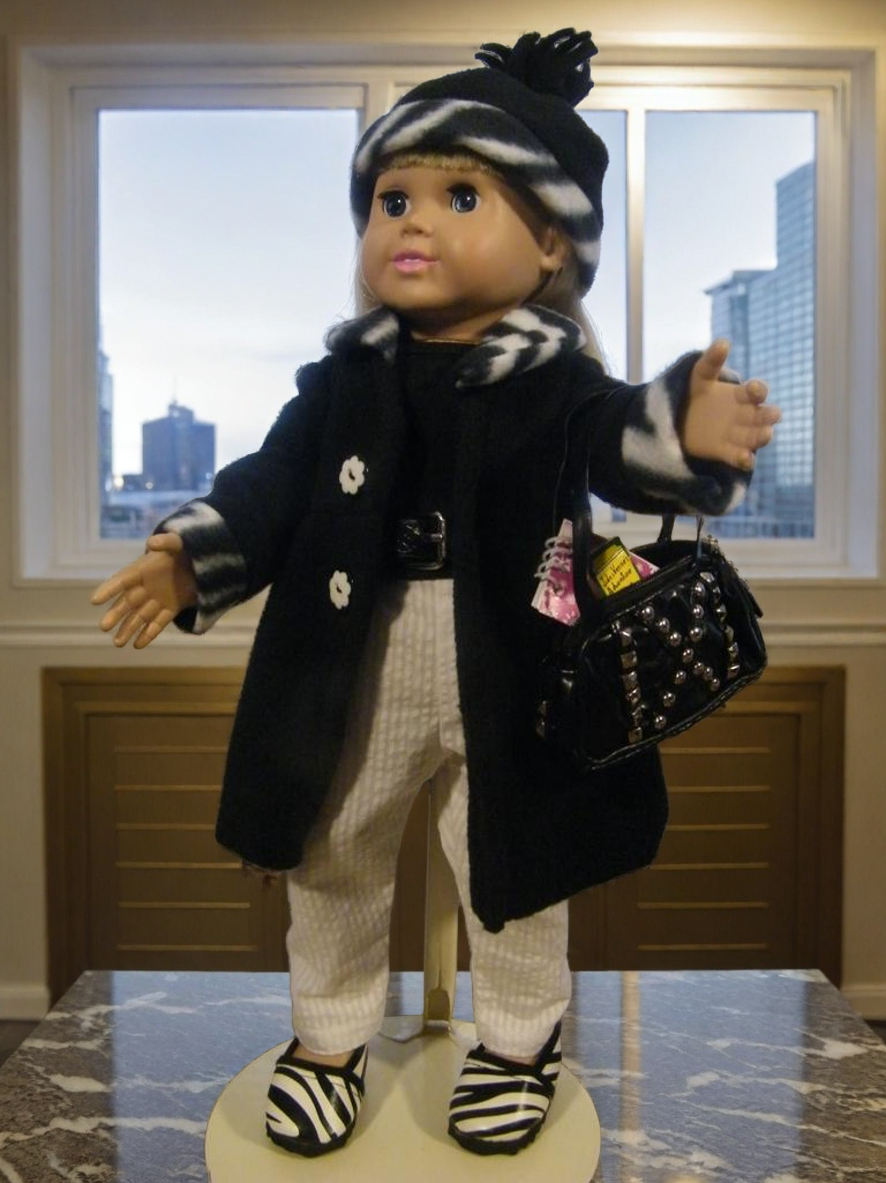 BLACK ZEBRA PANT SET