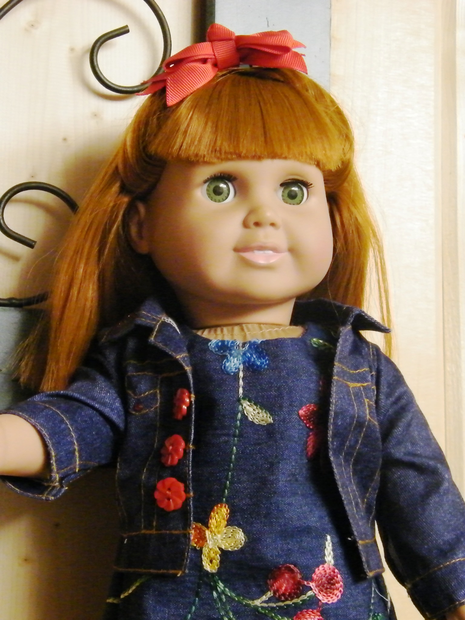 BLUE FLORAL SUMMER JEAN JACKET SET\PET DOG