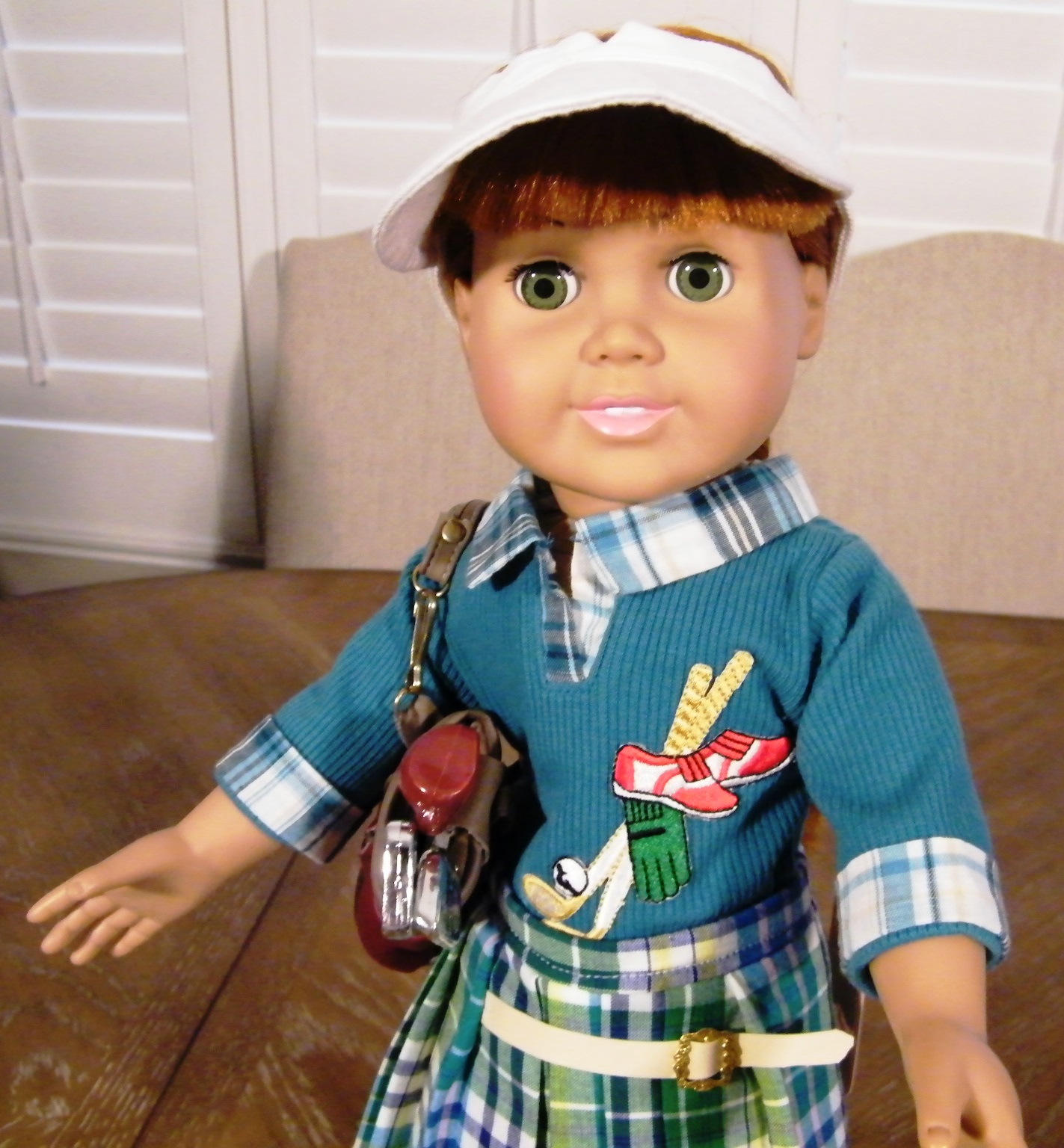 TEAL GOLF SET COMPLETE WITH CLUBS