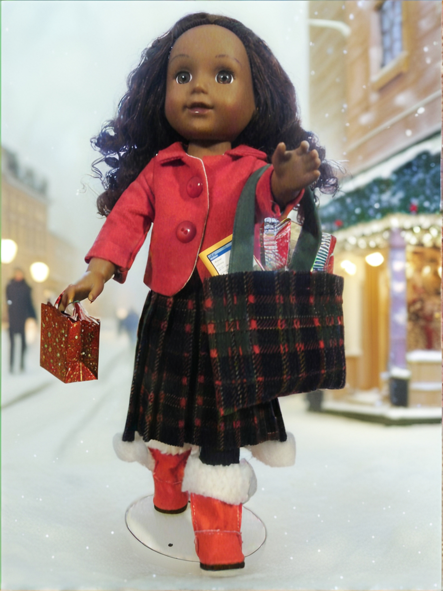 RED SUEDE JACKET SET