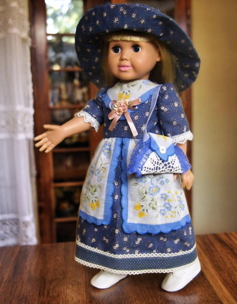 BLUE HANKERCHIEF DRESS