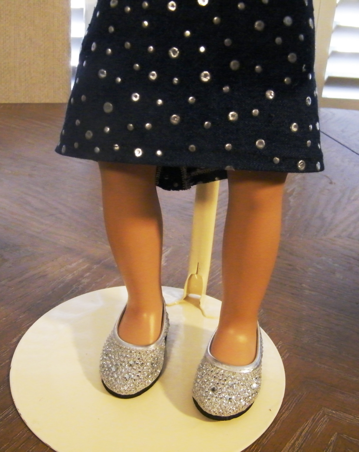 STYLISH NAVY BLUE DENIM DRESS 